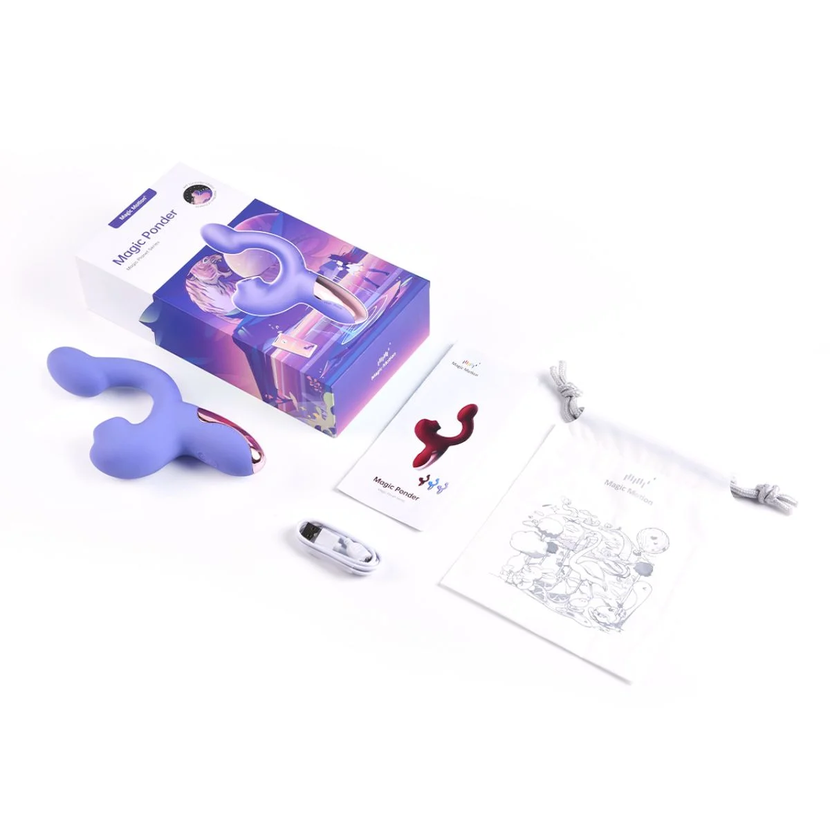 Magic Motion – Magic Ponder Vibrator met Lick & G-Spot Functie – Paars