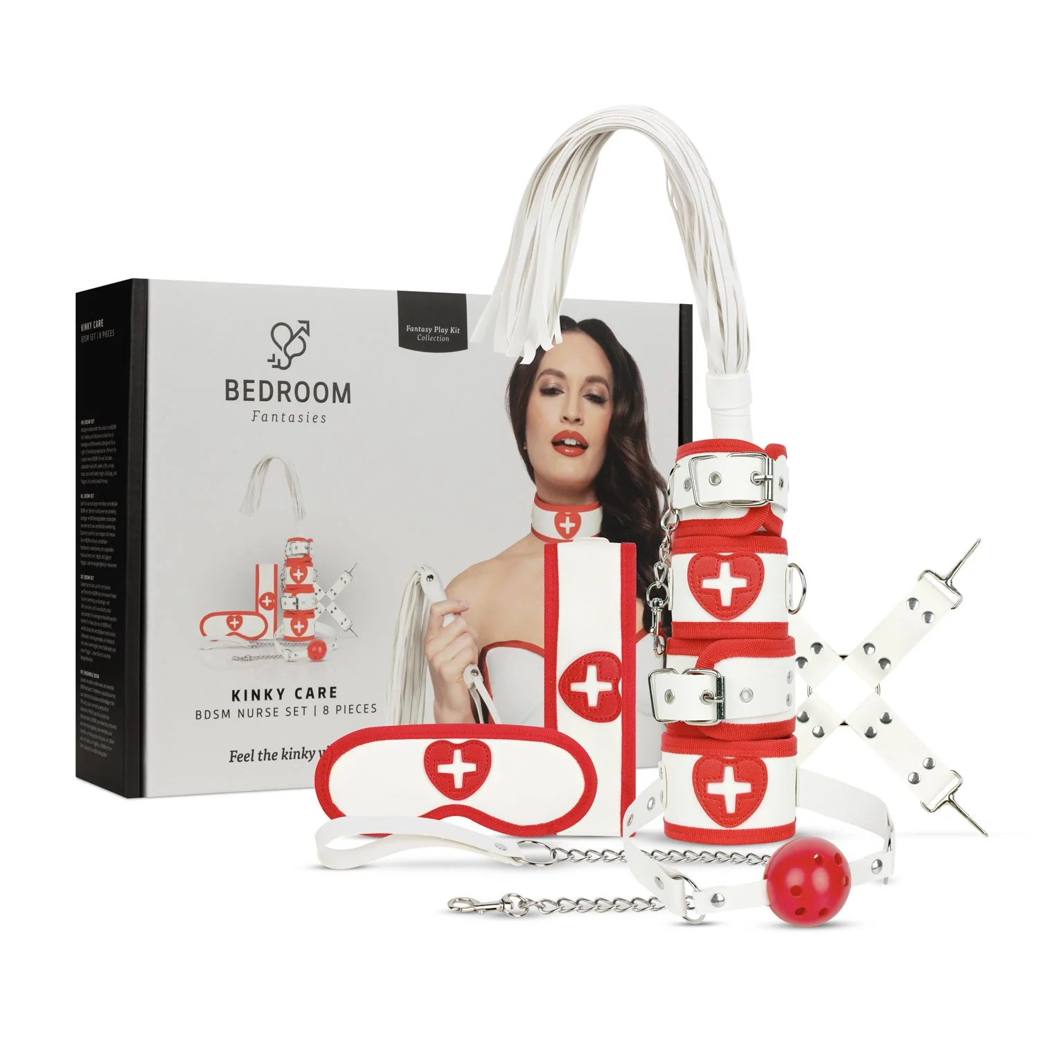 Bedroom Fantasies - Kinky Care - 8-delig Verpleegster Set