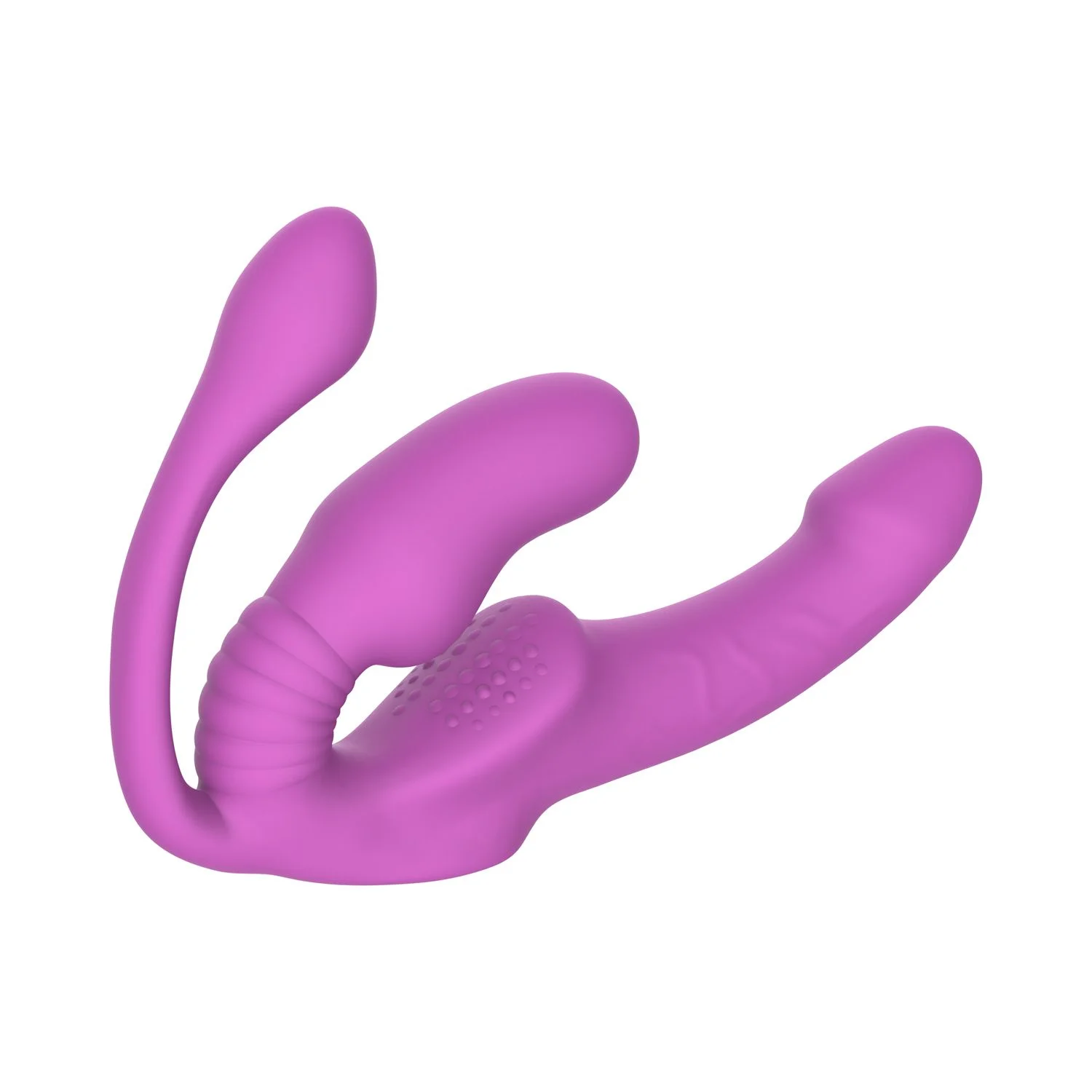 Teazers – Strapless Strap-On met Anaal Plug – Pink