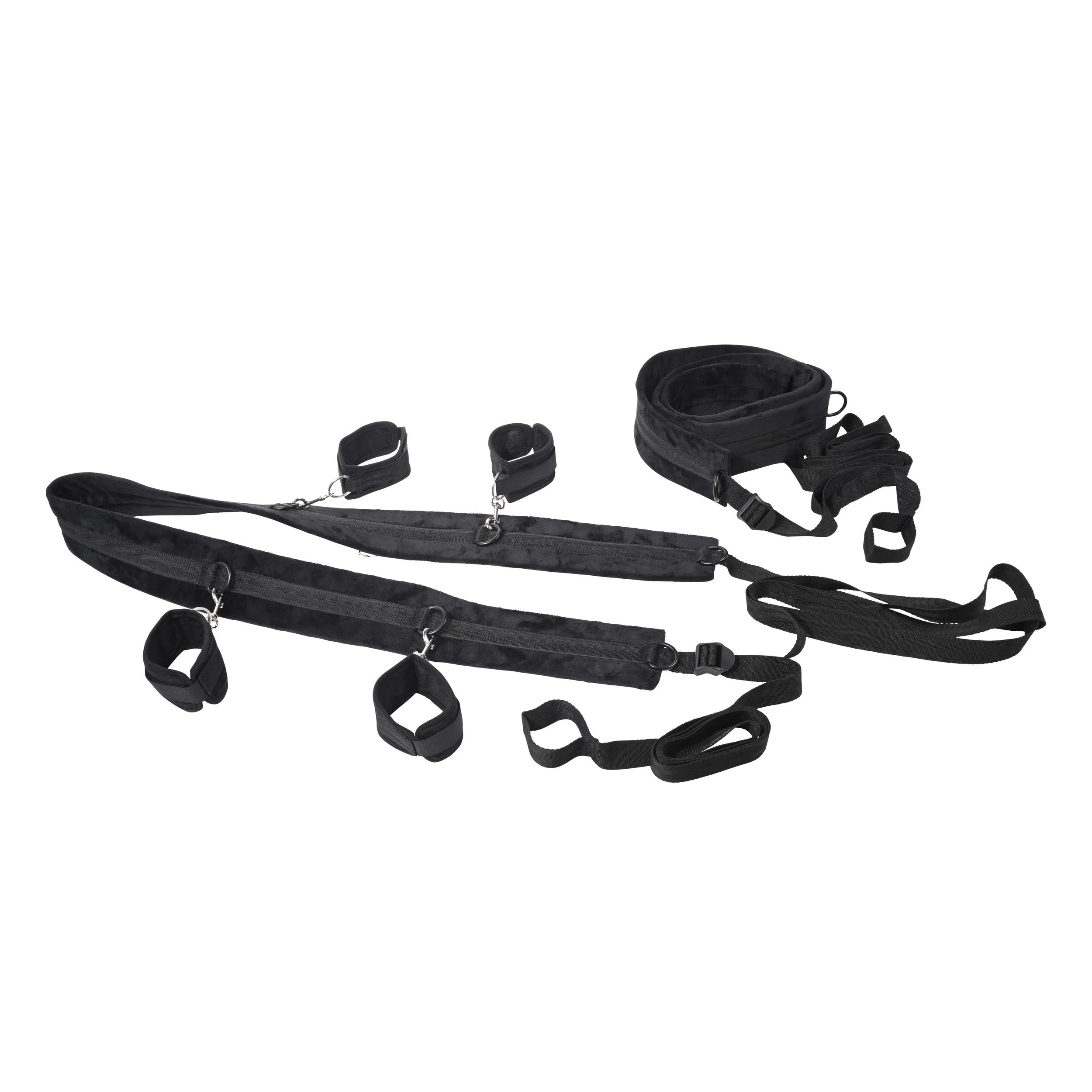 SPORTSHEETS – No Matter Where Bondage Restraint System – Zwart