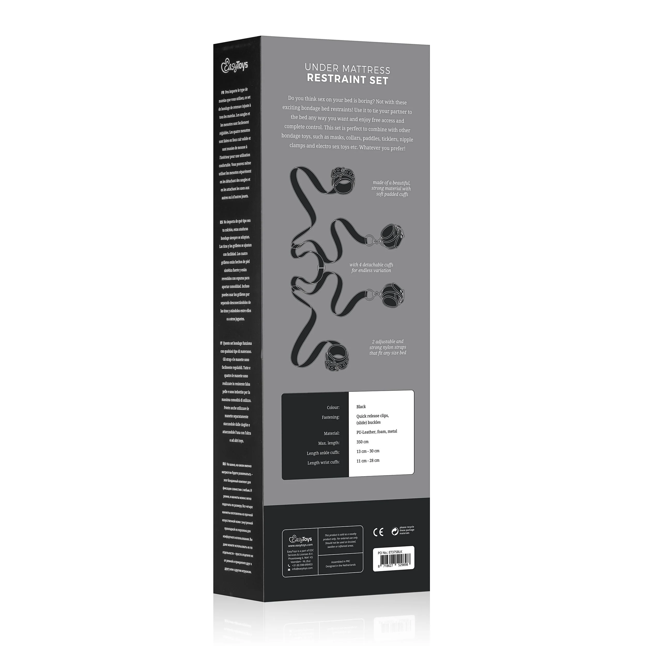 Fetish - Under Mattress Restraint Set