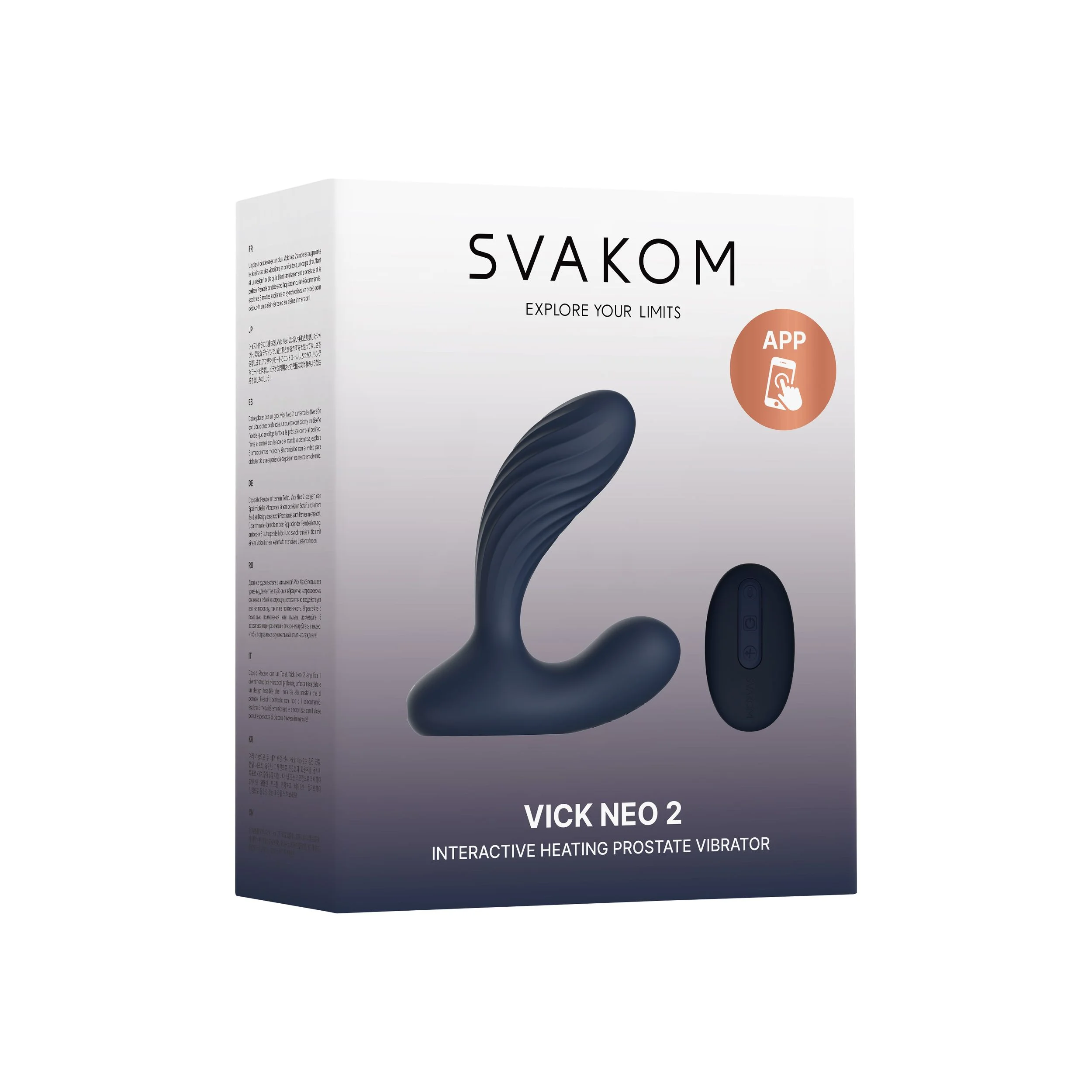 SVAKOM - Prostaat Vibrator Vick Neo 2 - Blauw