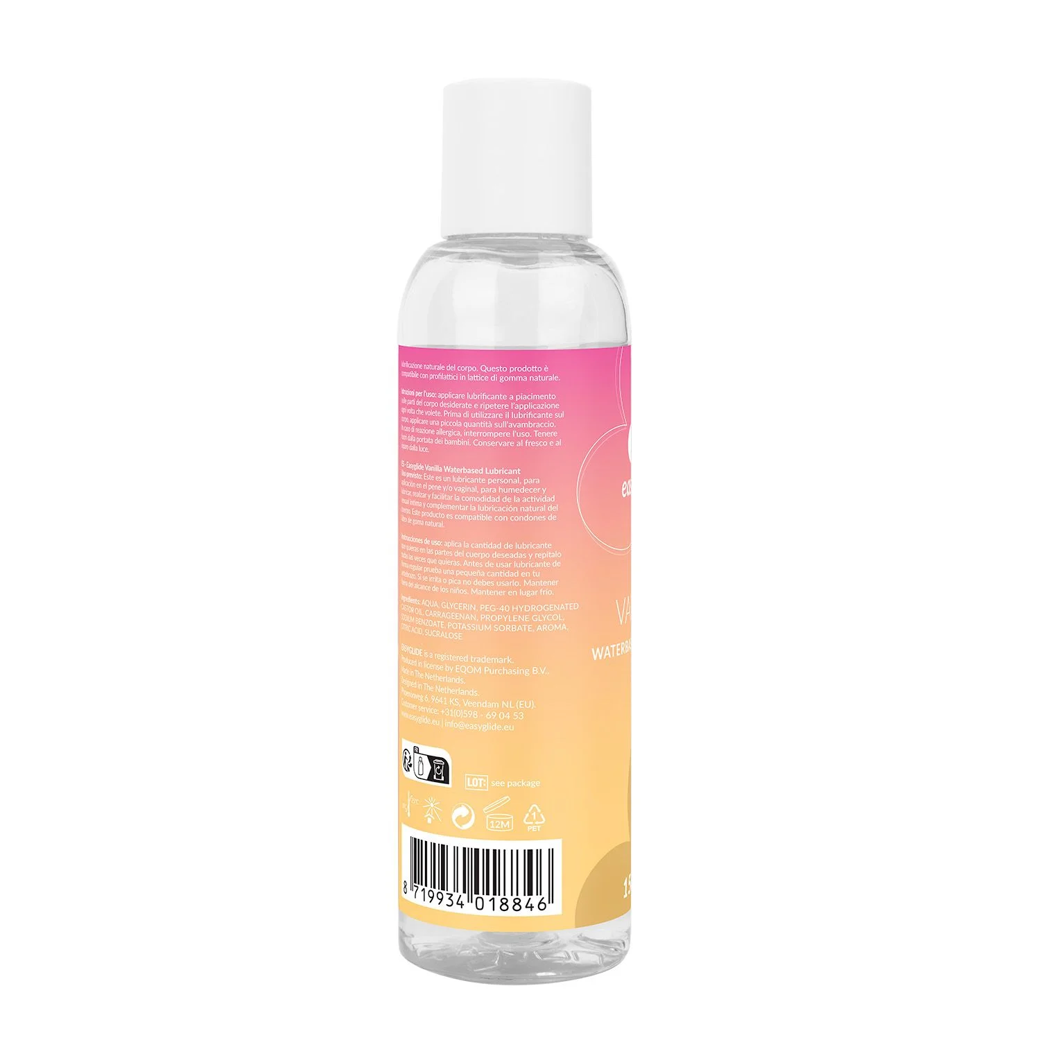 EasyGlide Vanille Glijmiddel op Waterbasis - 150 ml