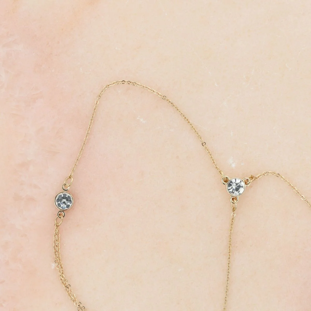 Otazu - Twin Crystal Bodychain - Transparent