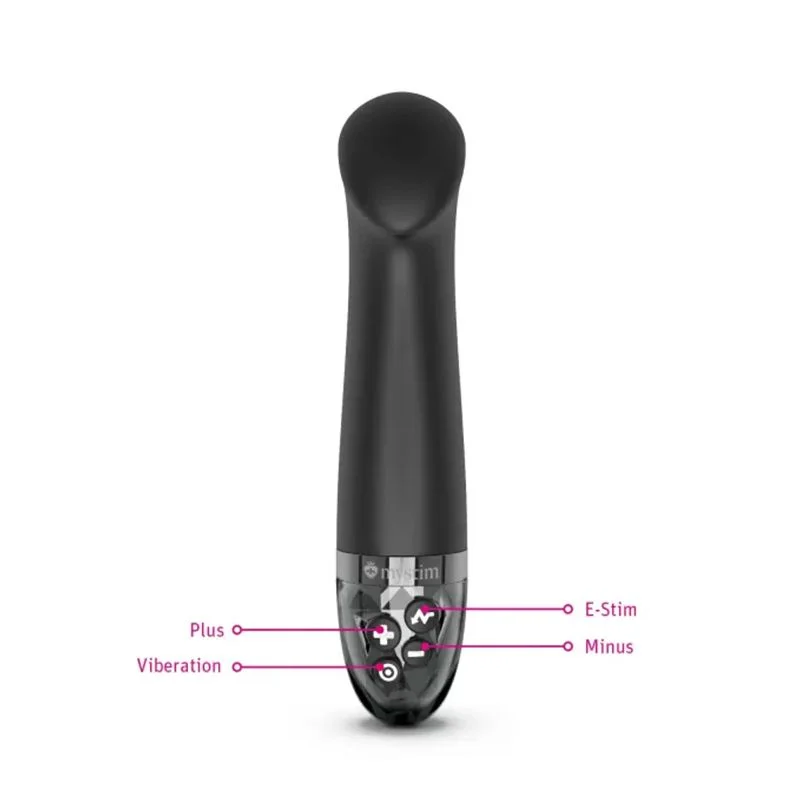 Mystim - Right On Ron eStim Vibrator Zwart
