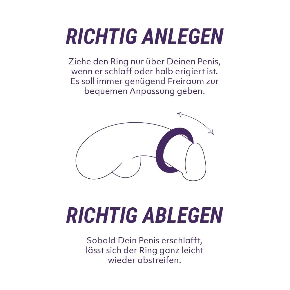 ROMP – Juke Vibrerende Cockring – Blauw