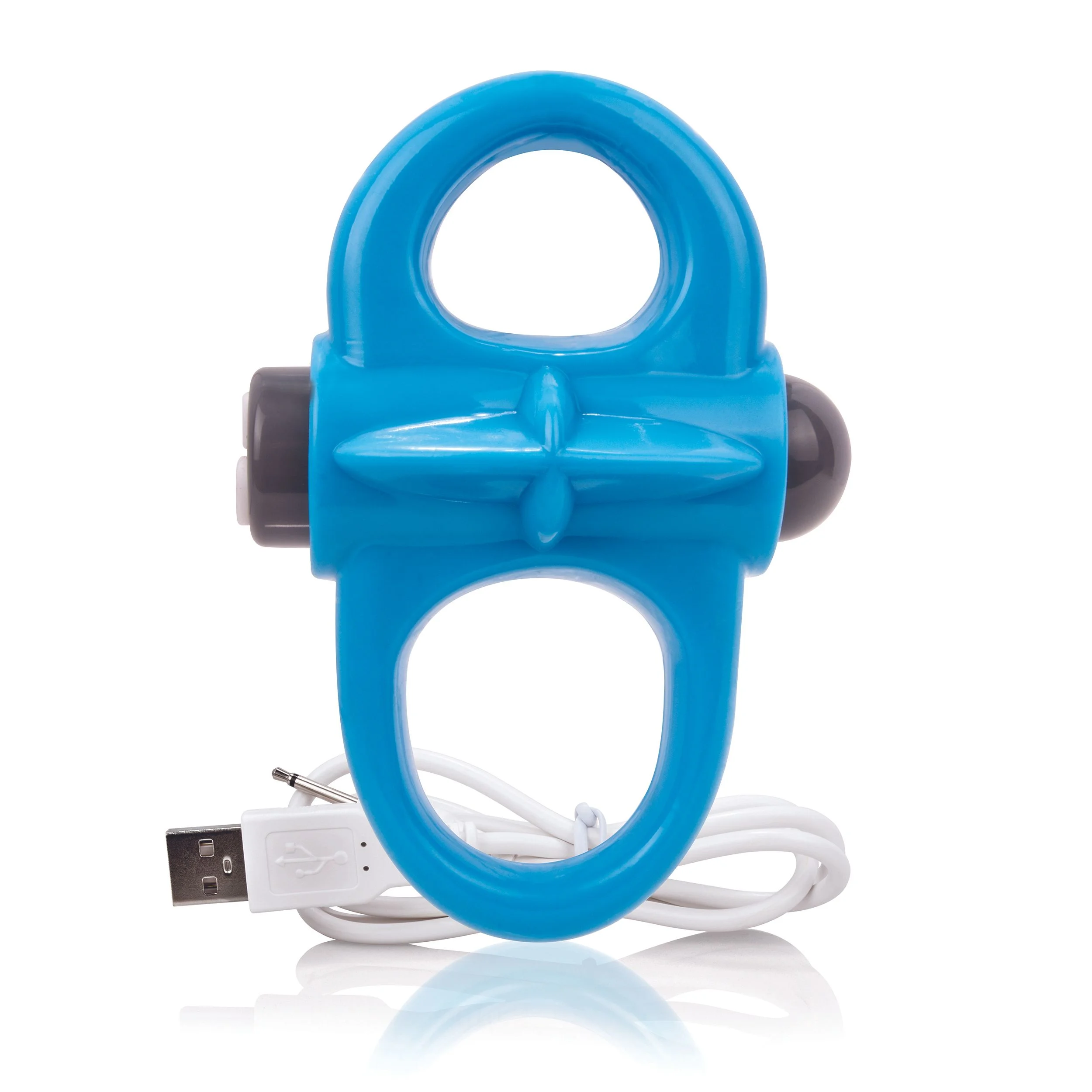 The Screaming O - Charged Yoga Vibe Ring Blauw