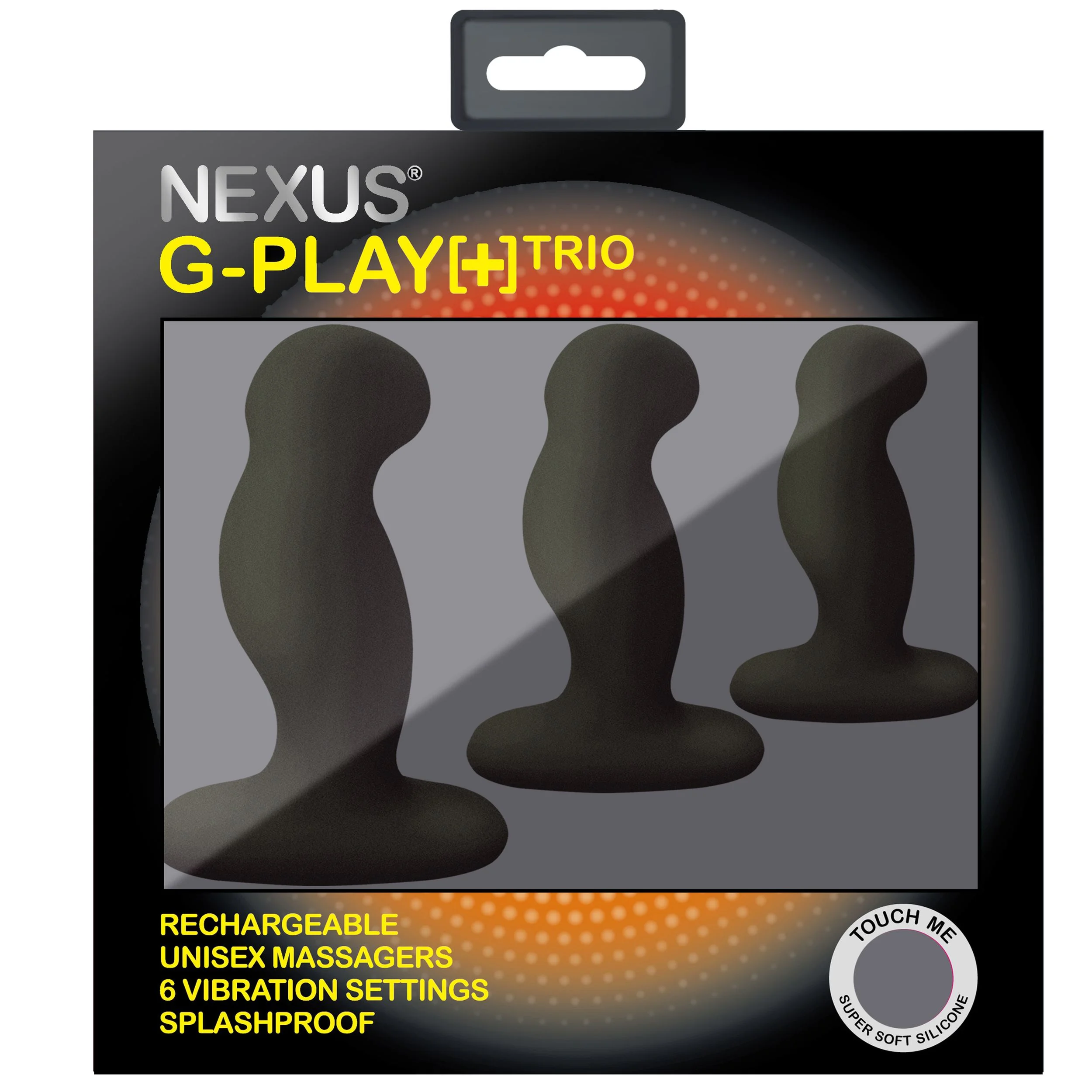 Nexus - G-Play Trio Plus Unisex Vibrator Pack - S/M/L - Zwart