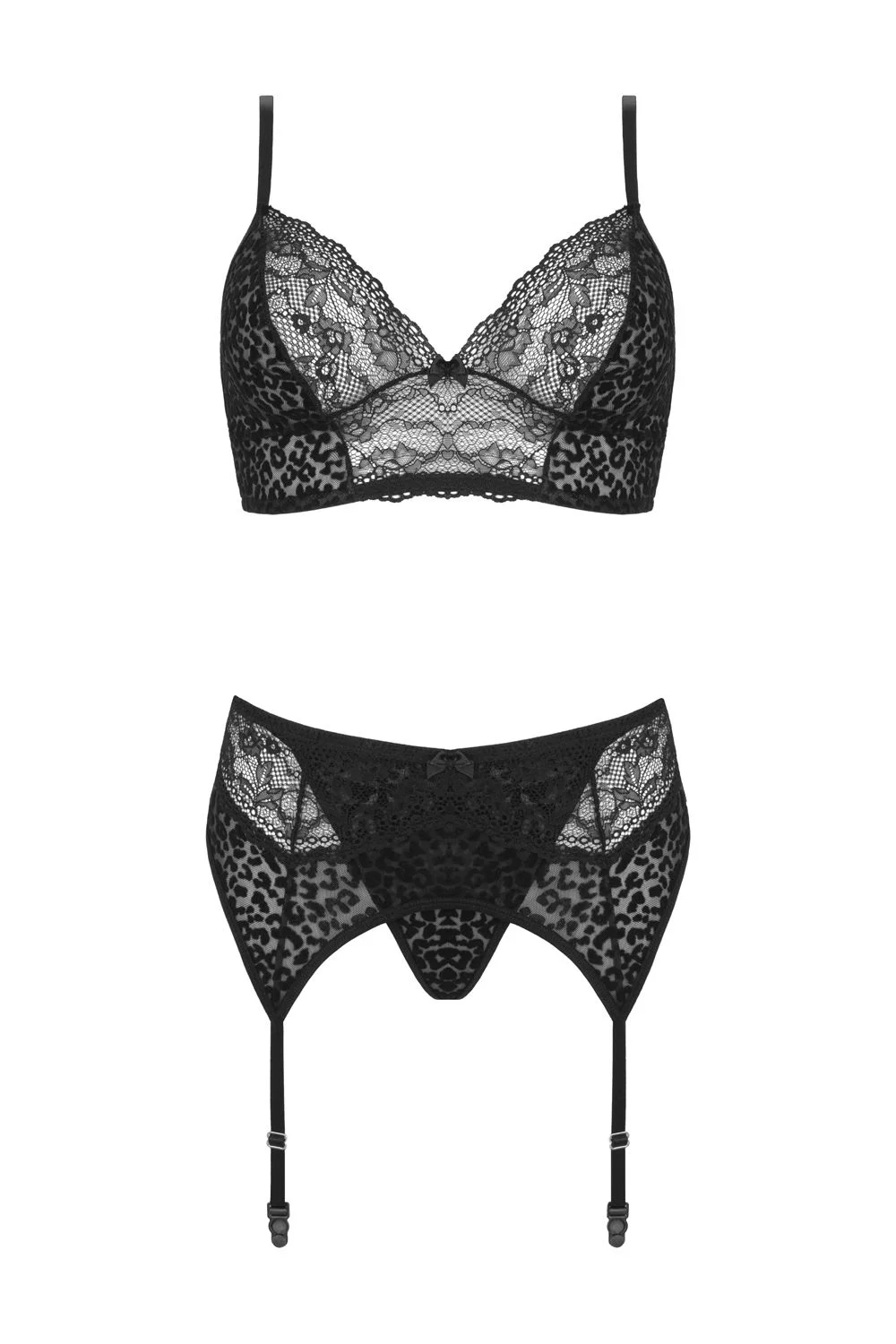 3-delig Lingerie-setje Sanne -zwart