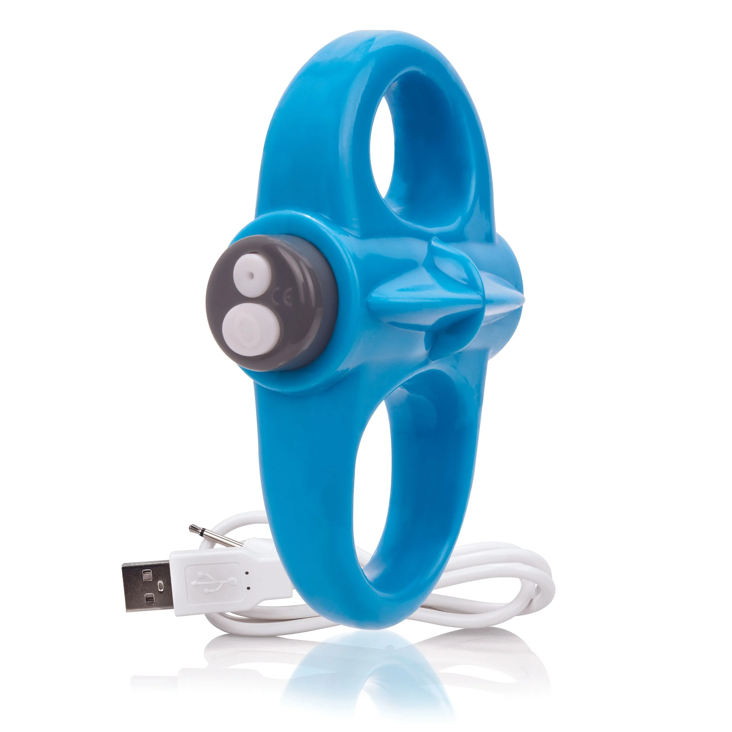 The Screaming O - Charged Yoga Vibe Ring Blauw