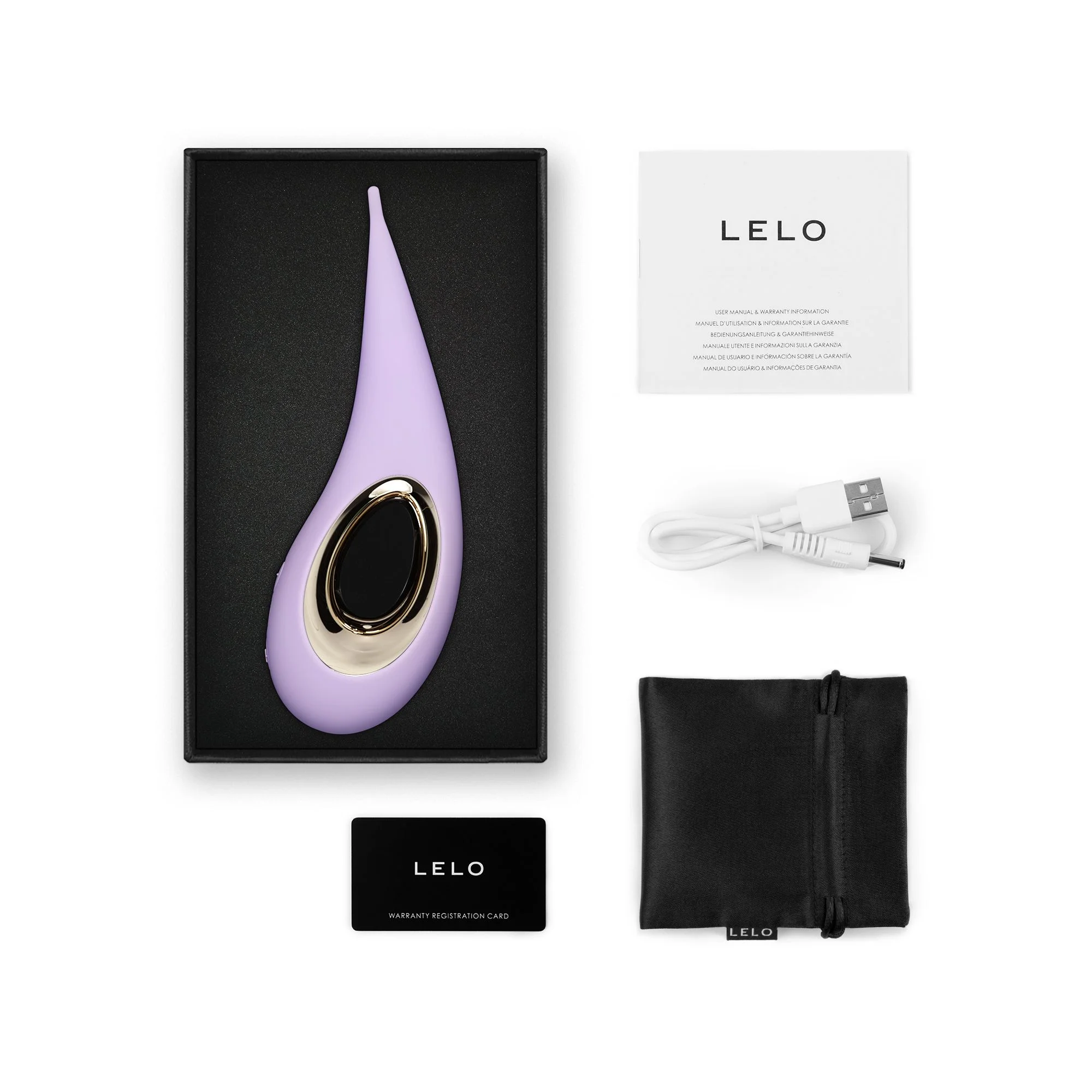 LELO - Dot External Clitoral Pinpoint Vibrator - Lila