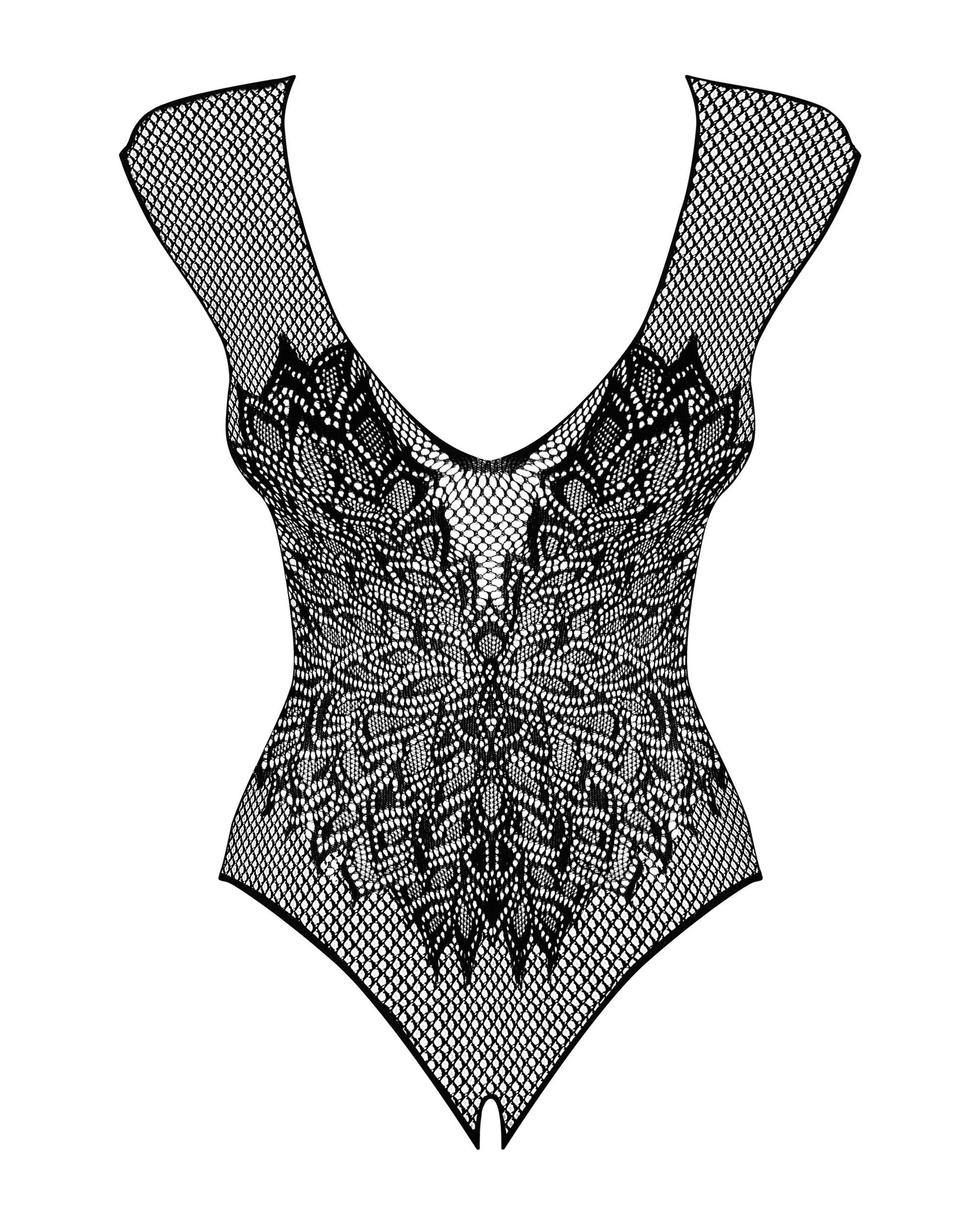 Netstof Body Met Open Kruisje