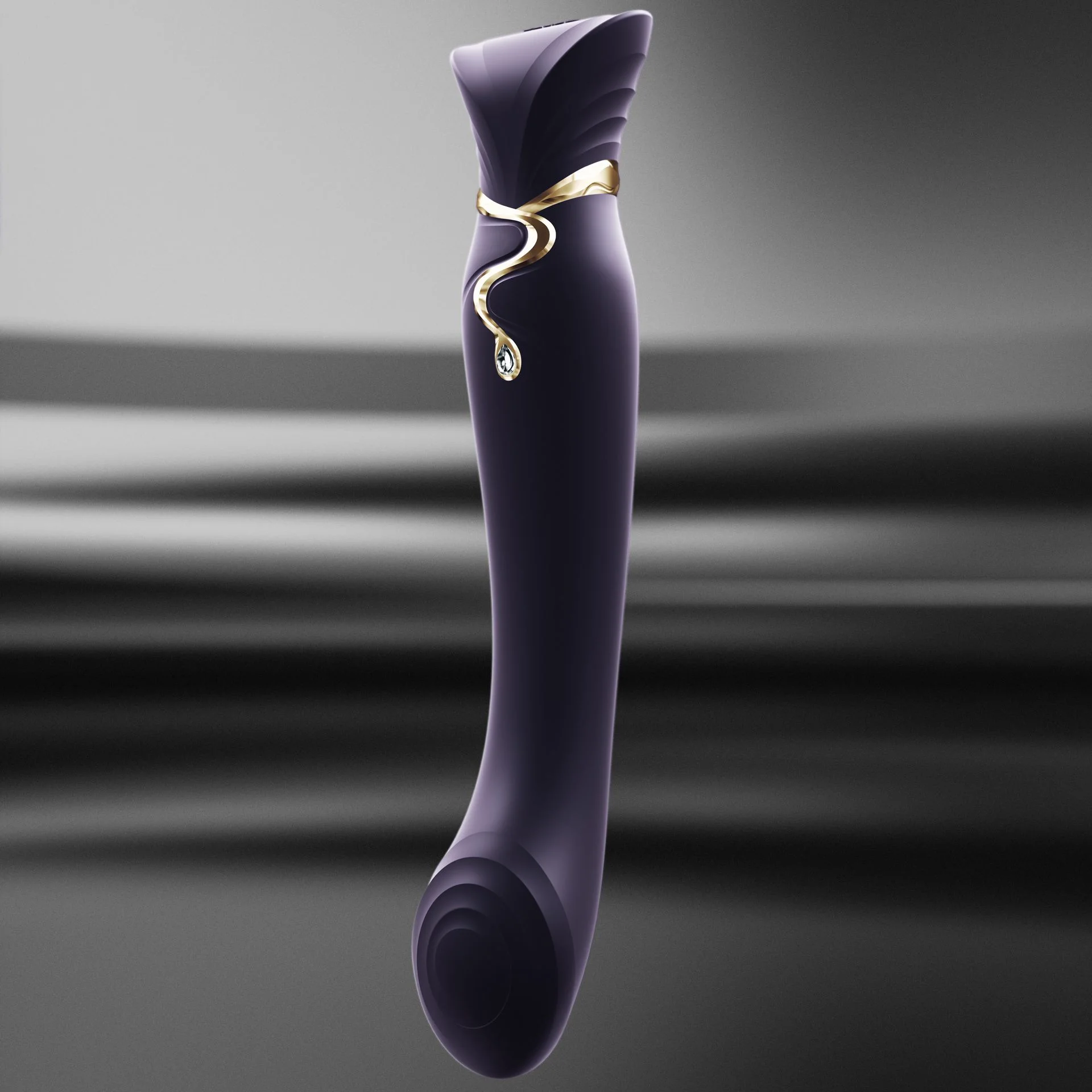 Zalo - Queen Set G-Spot Pulsewave Vibrator Paars