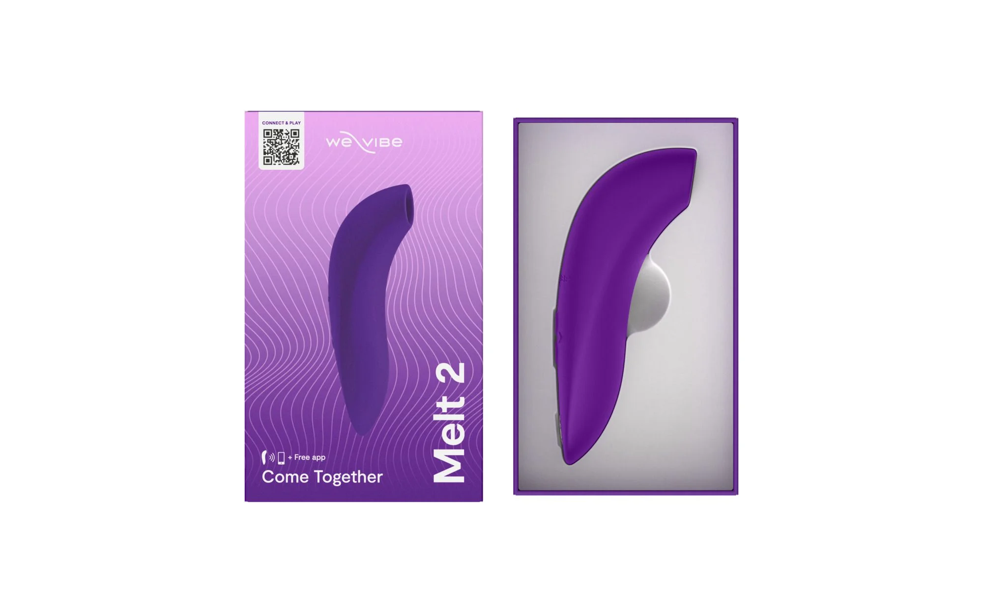 We-Vibe - Melt 2 App Controlled Clitorale Stimulator - Paars