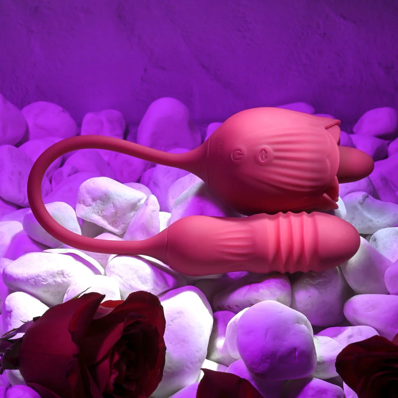 Evolved - Wild Rose Tong Vibrator - Rood