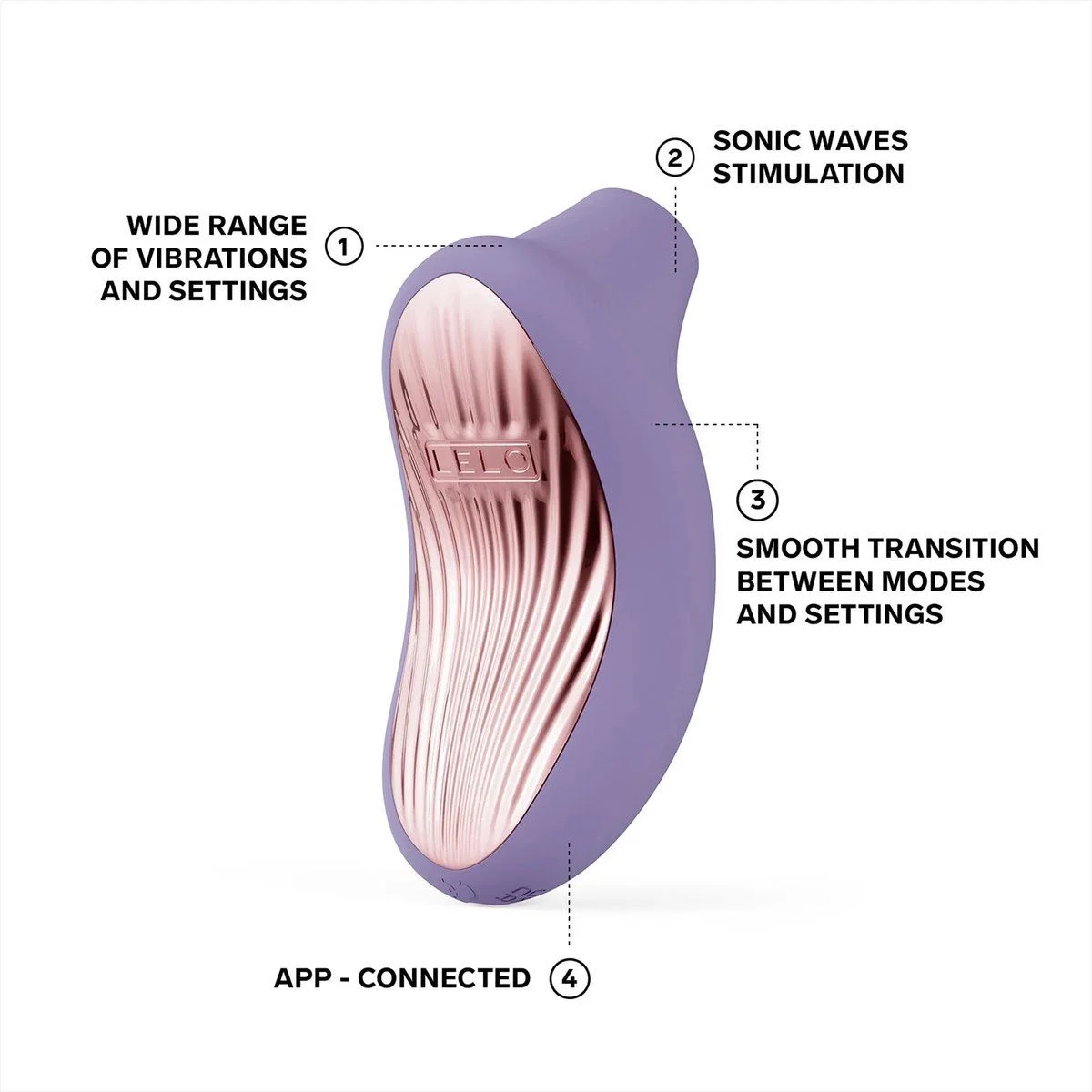 LELO - SONA 3 Clitoris Stimulator - Violet Dusk
