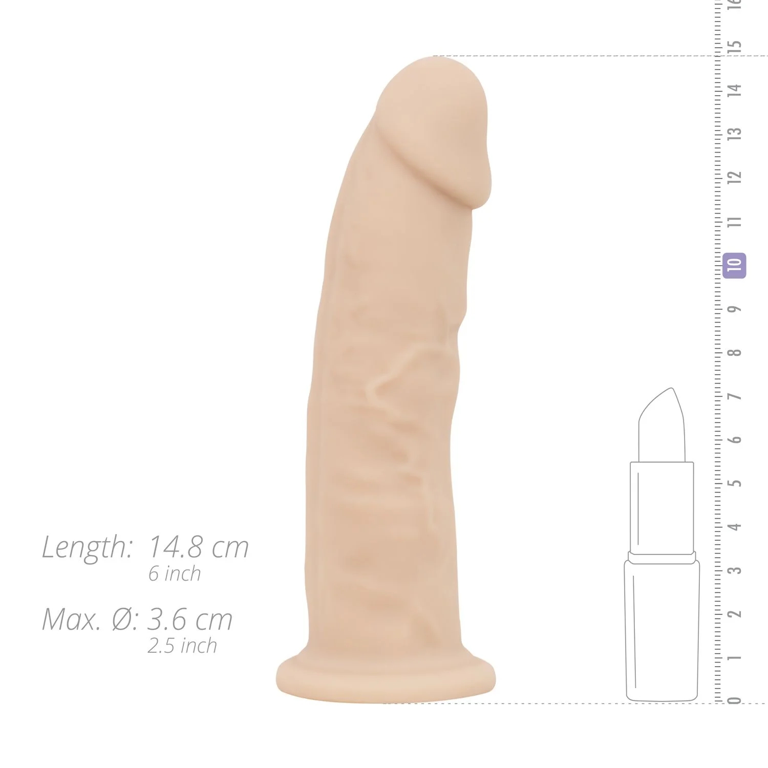 Real Fantasy Deluxe - Harris Realistische Dildo - 15 cm