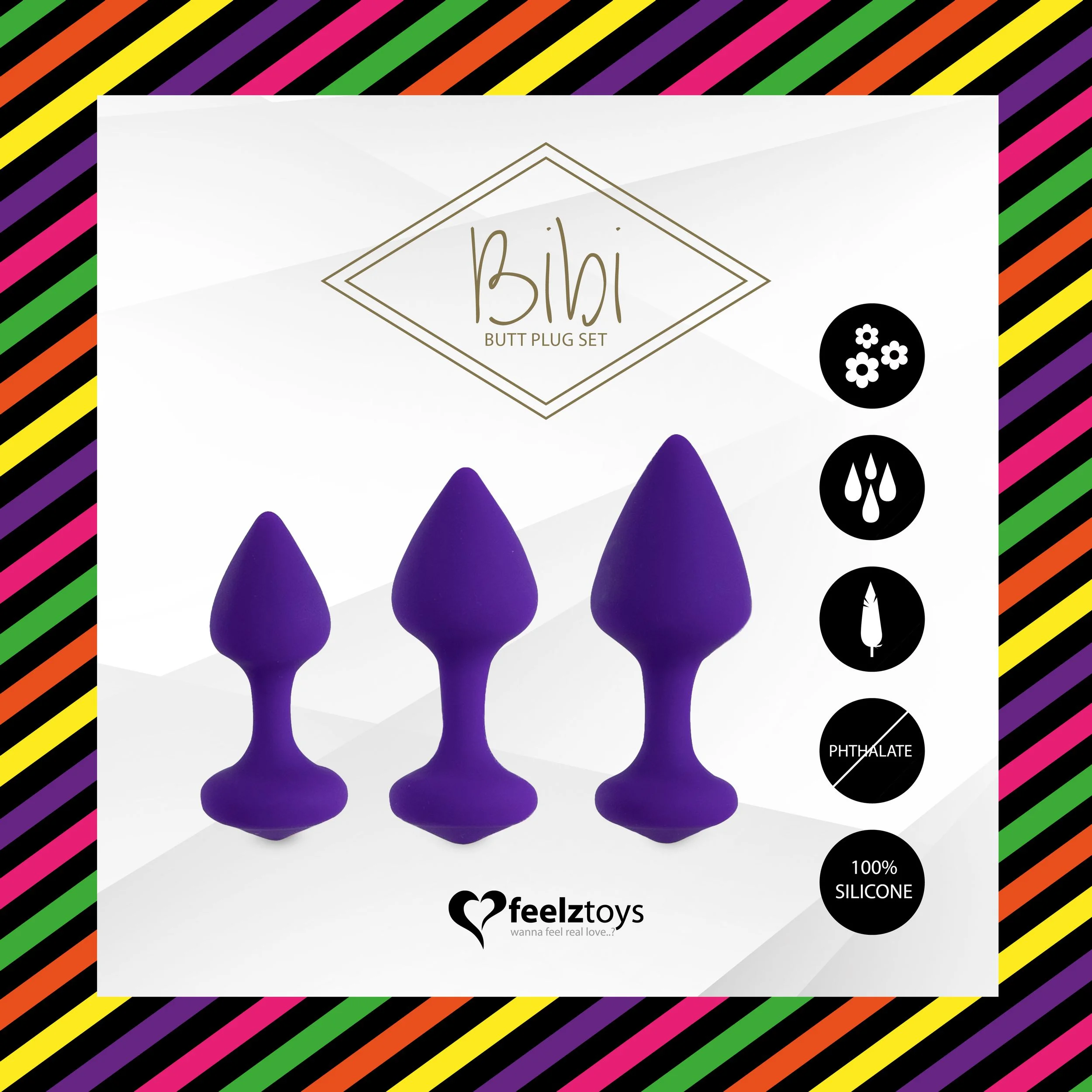 BIBI Buttplug Set 3 stk