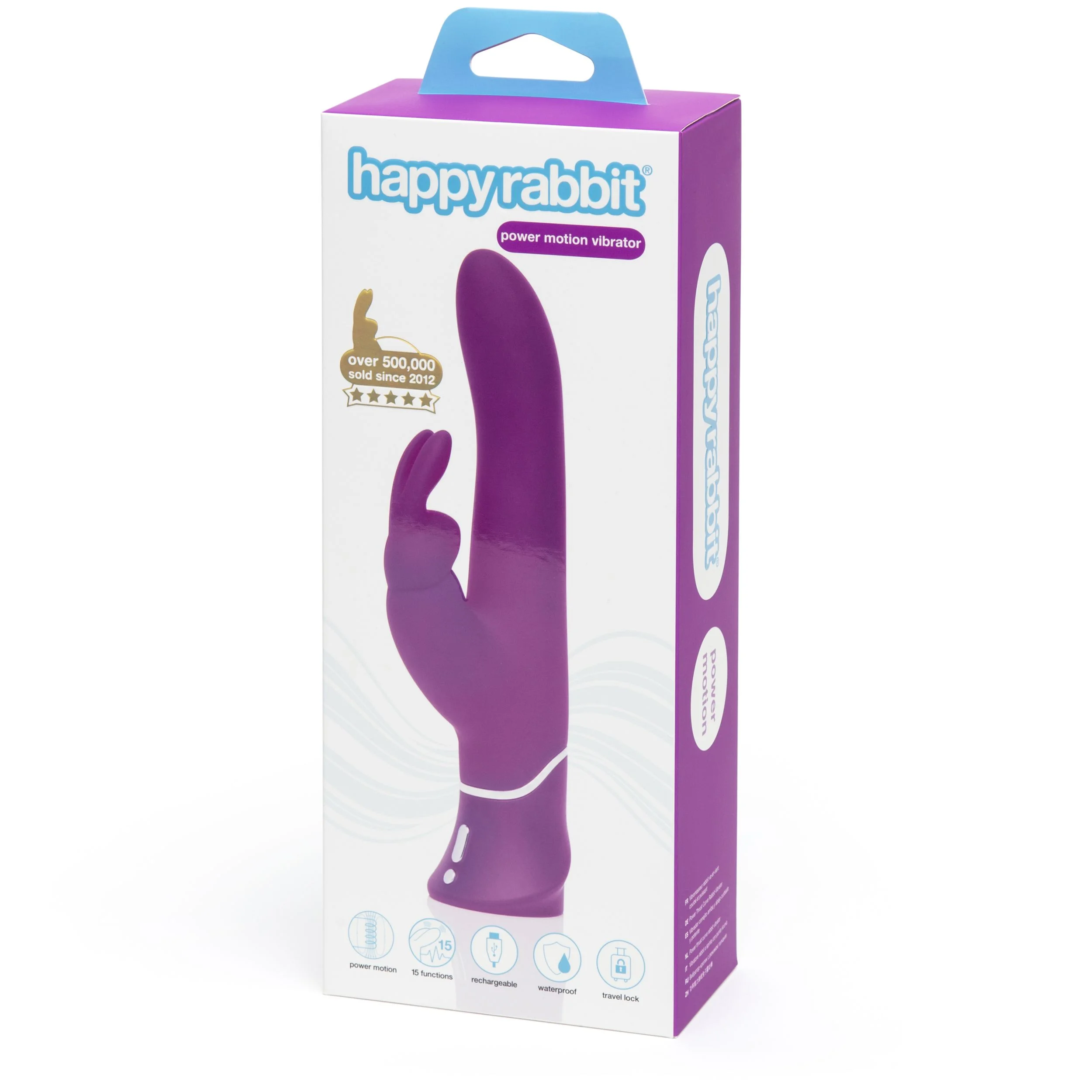 HAPPY RABBIT – Curve Power Motion Rabbit Vibrator – Paars