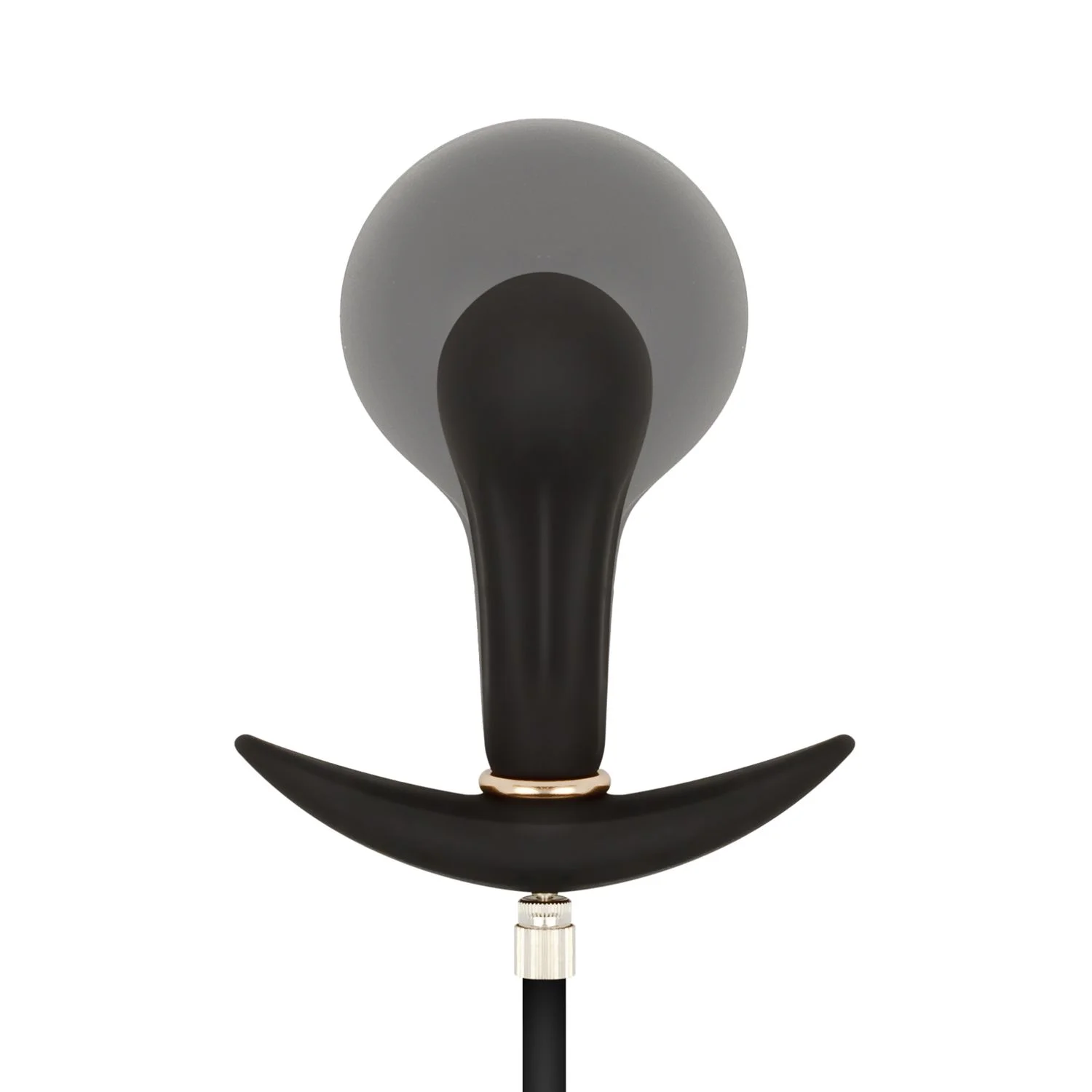 Anal Collection - Opblaasbare Buttplug met Pomp 8 cm - Zwart