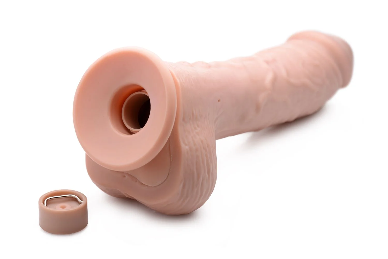 Loadz - Vibrerend Spuitend Dildo - 21,5 cm & Lichtkleurig