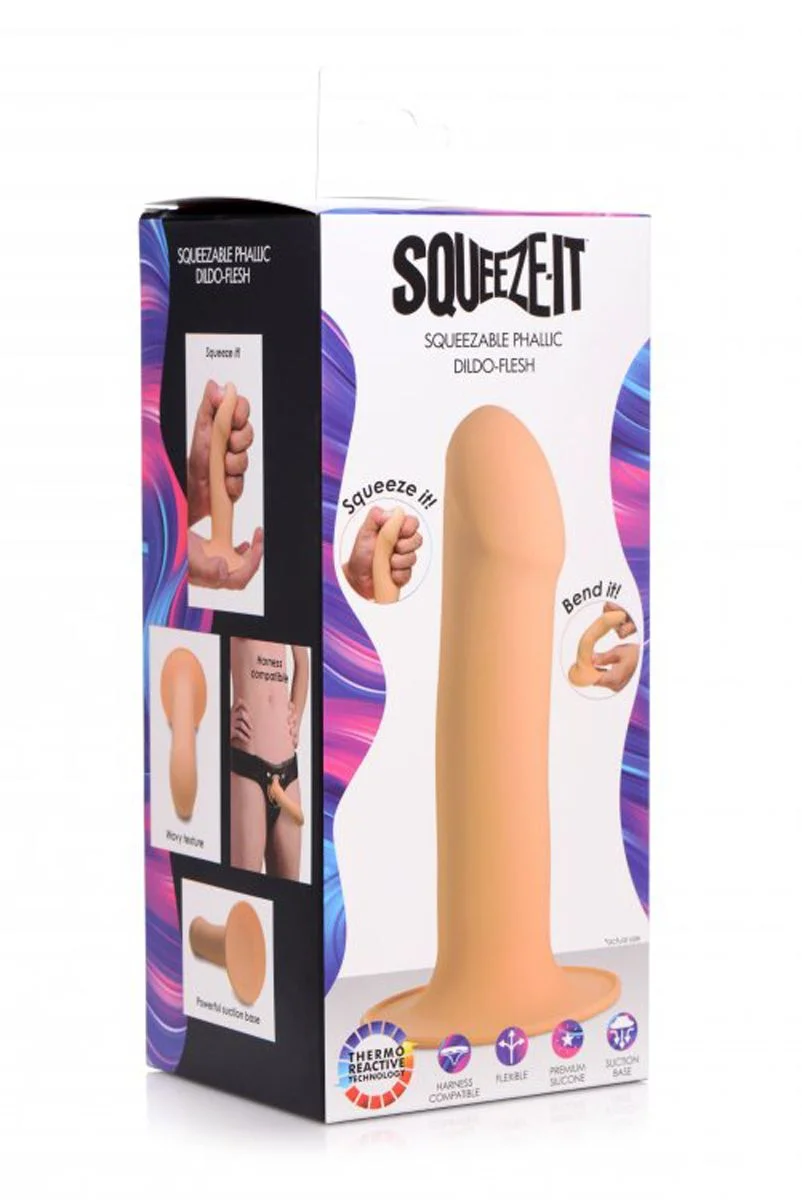 Squeeze-It Phallic Dildo - 15.2 cm