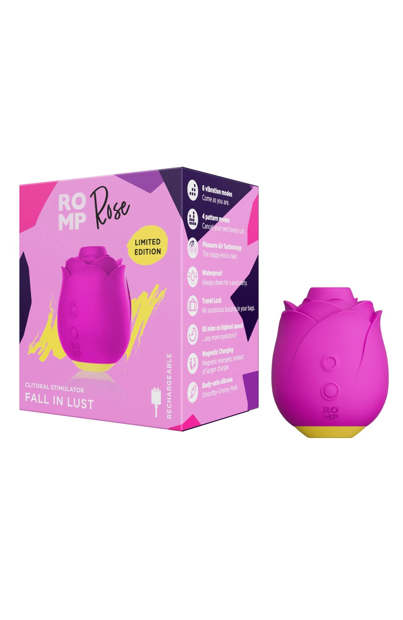 ROMP by Womanizer - Rose Luchtdrukvibrator - Roze