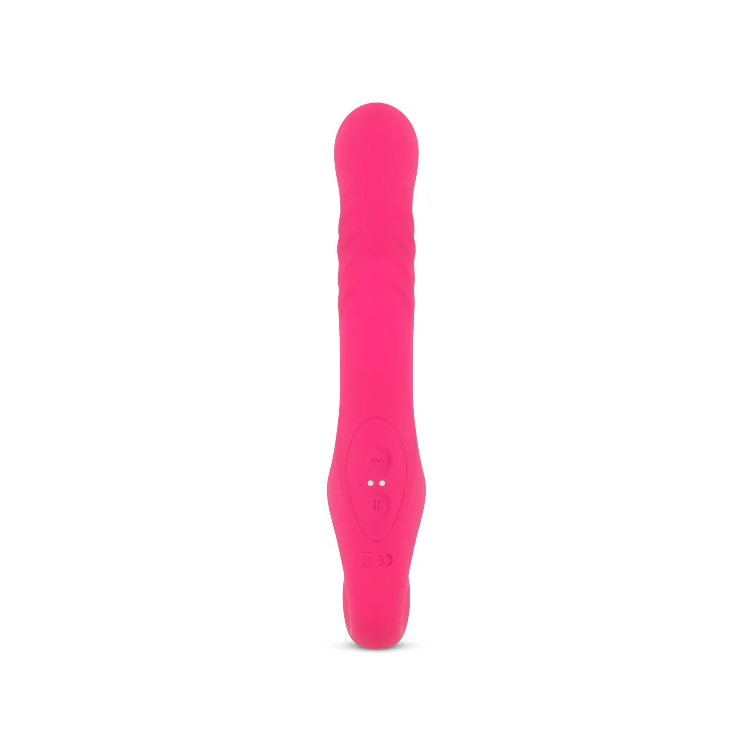 Teazers Strapless Strap On Vibrator - Roze