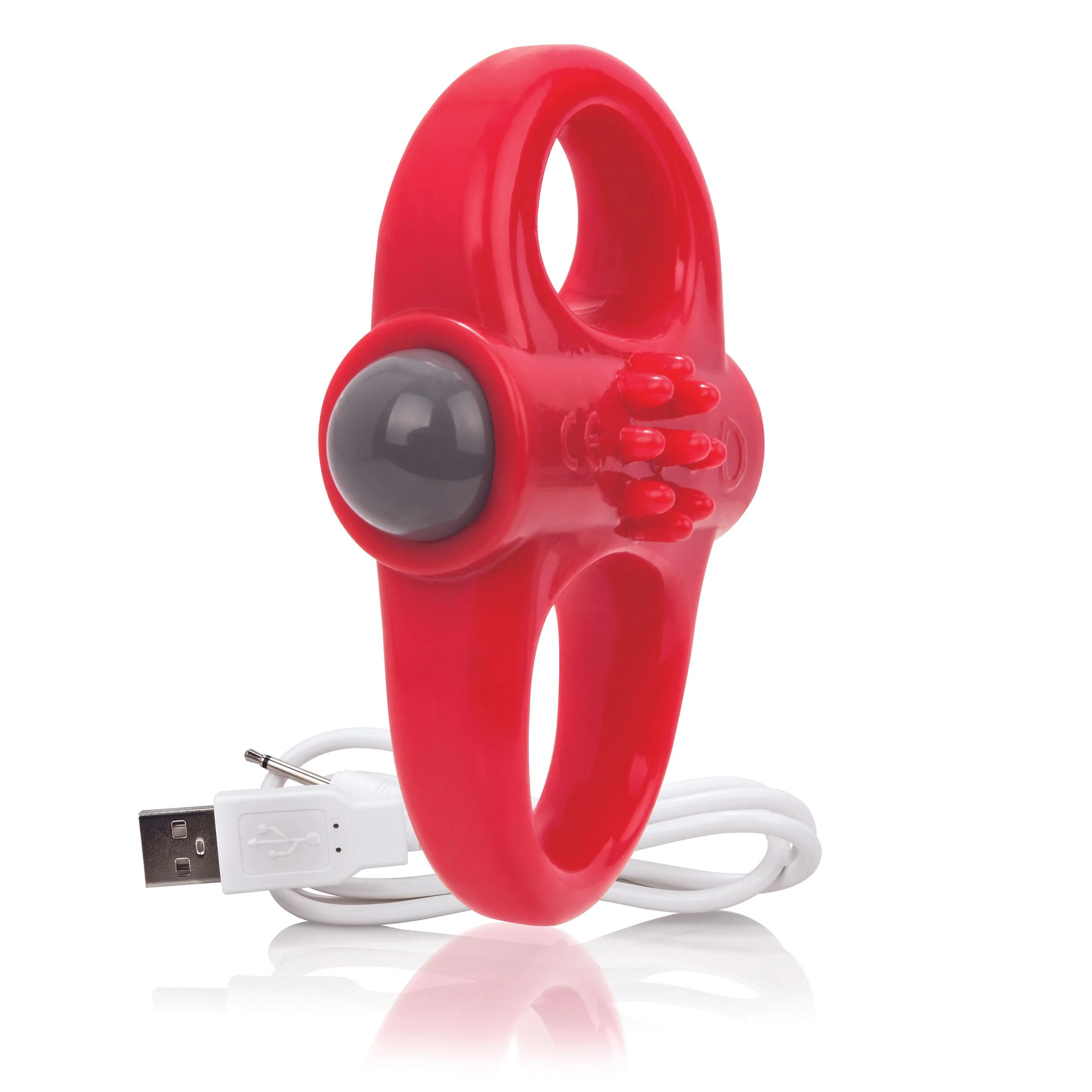The Screaming O - Charged Yoga Vibe Ring Rood