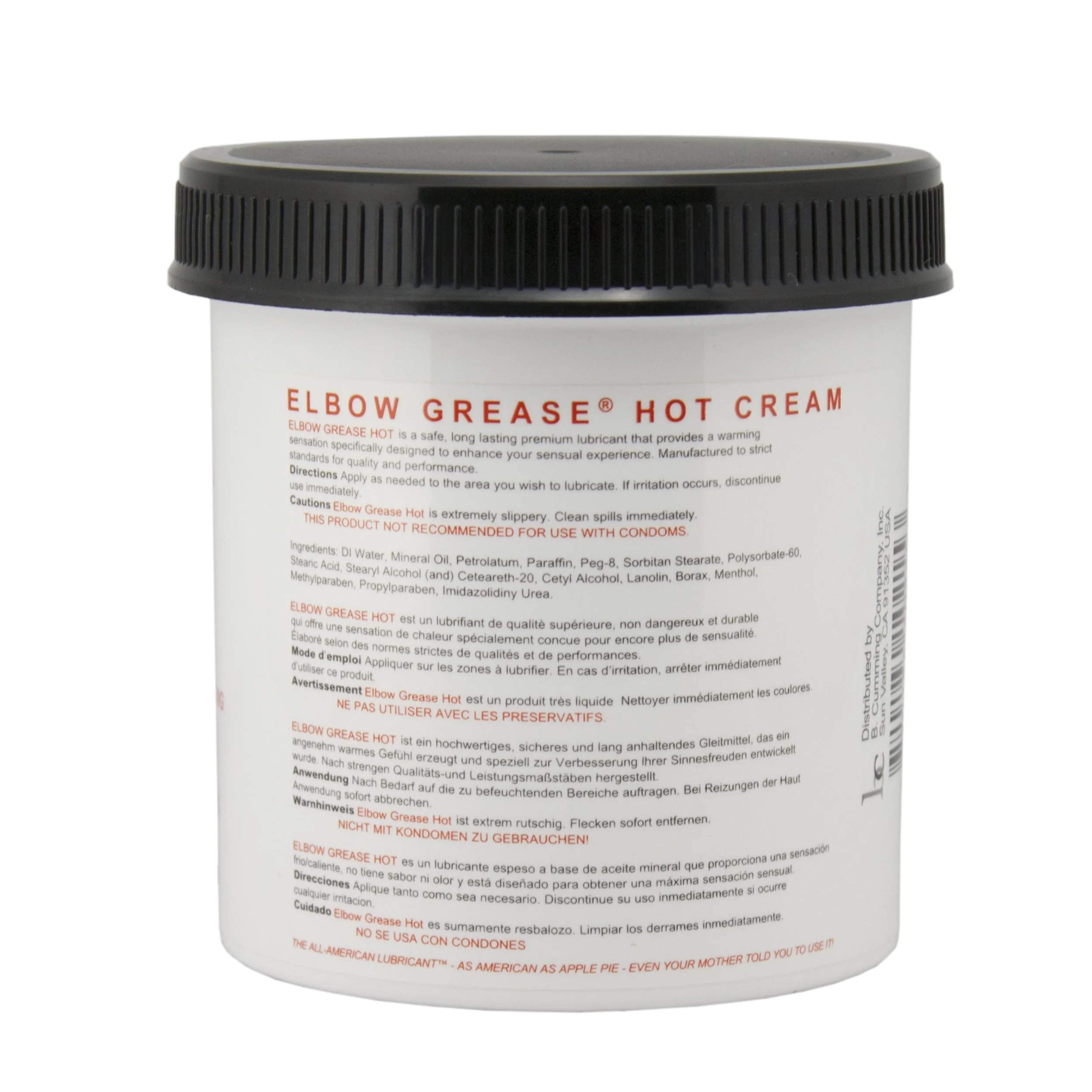 Elbow Grease - Hot Cream Jar - 443 ml
