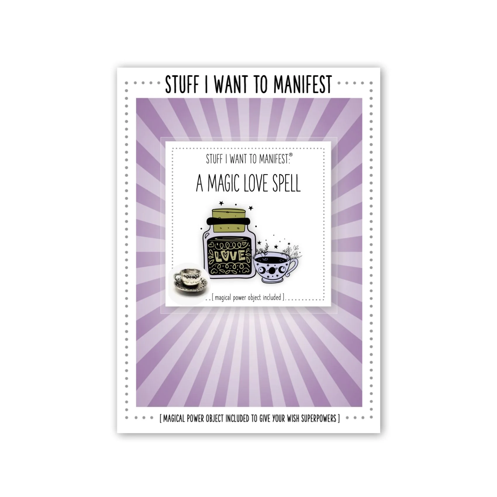 WARM HUMAN – Manifest Greeting Card – Love Spell