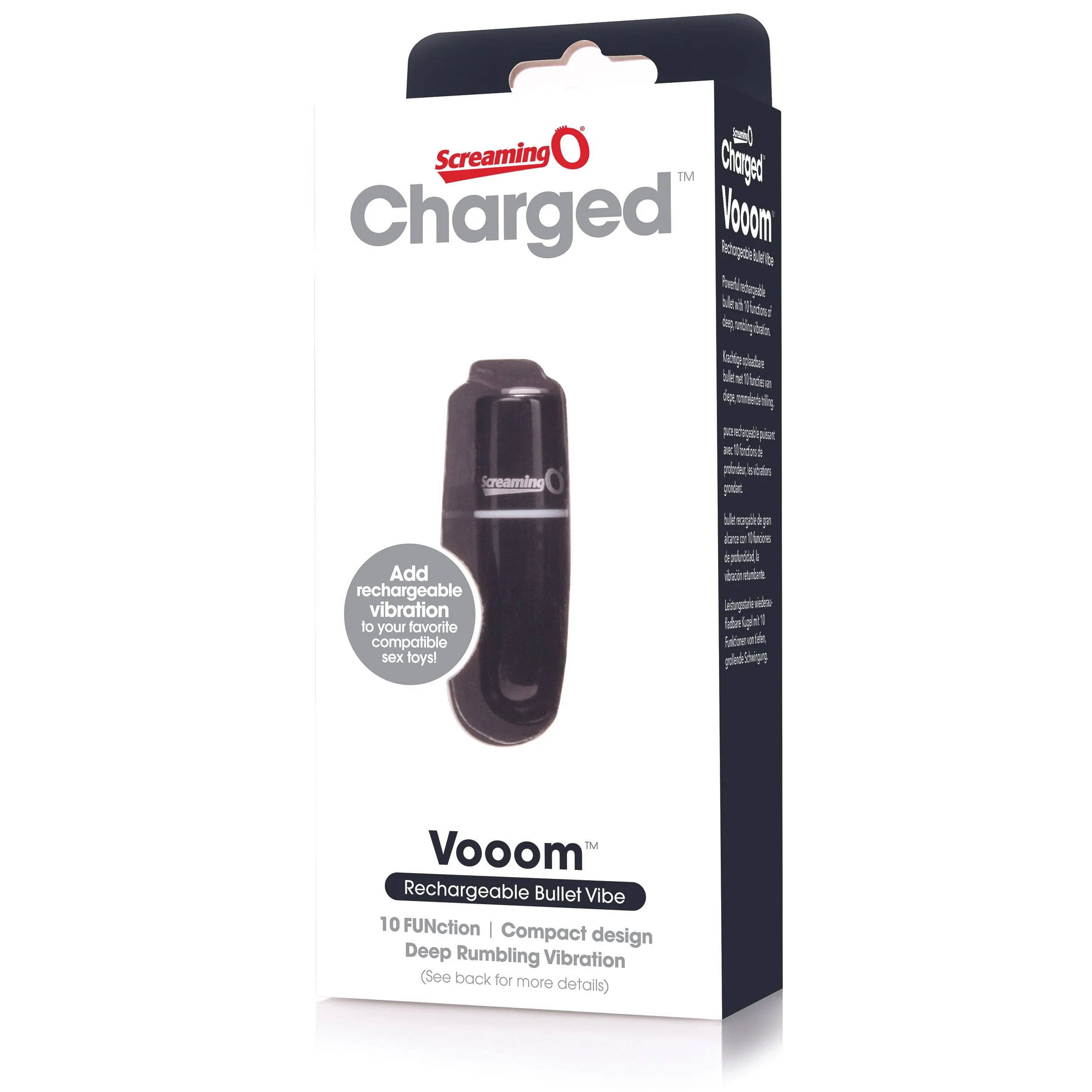 The Screaming O - Charged Vooom Bullet Vibe Zwart