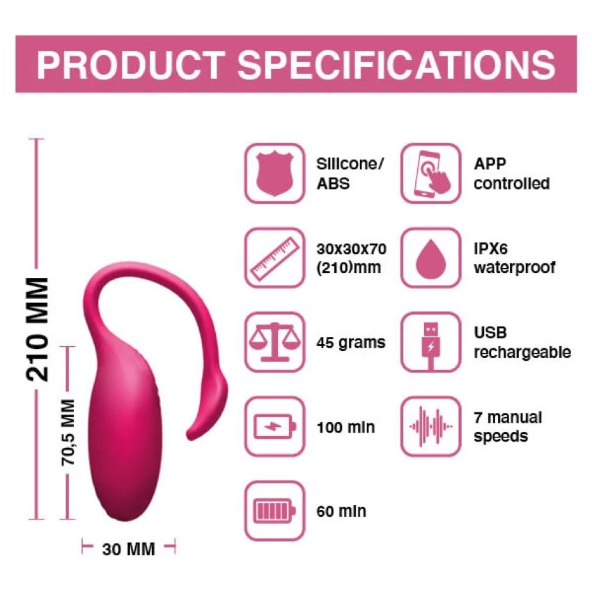 Magic Motion - Flamingo Vibrerend Ei
