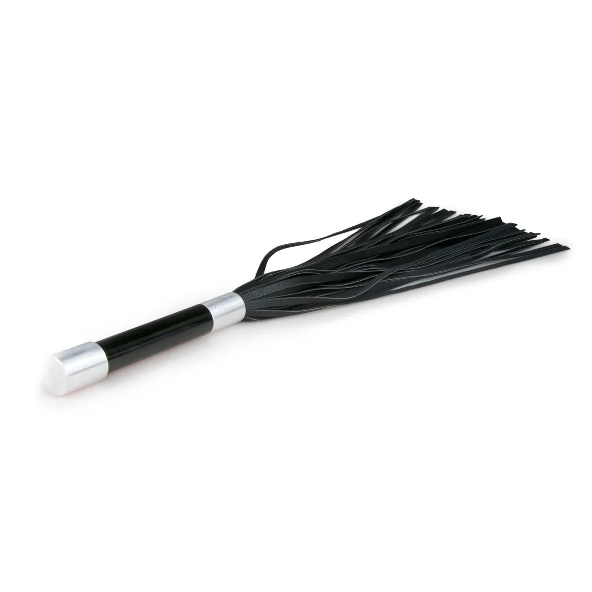 Fetish - Lange flogger met metalen handvat