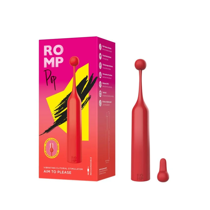 ROMP - Pop Clitoris Stimulator- Red
