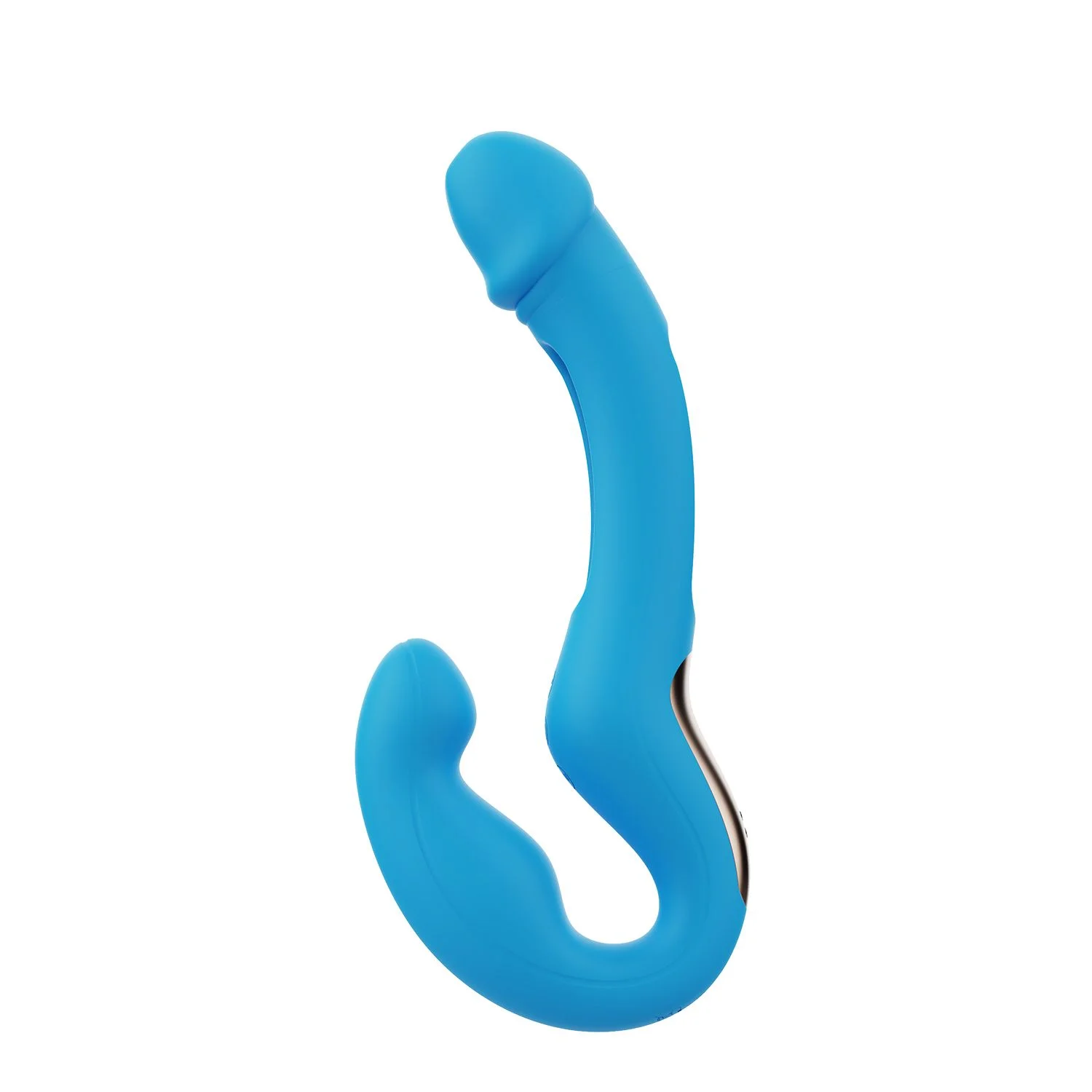 HoneyPlayBox - Harmony Duo App-bestuurde Strapless Strap-on - Blauw