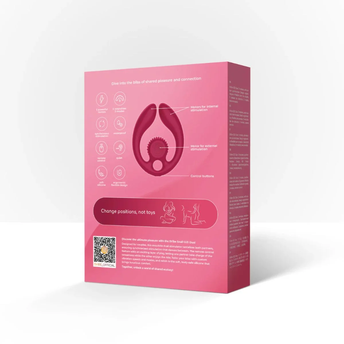 SVibe - GIZI Duo Couples Stimulator - Rood