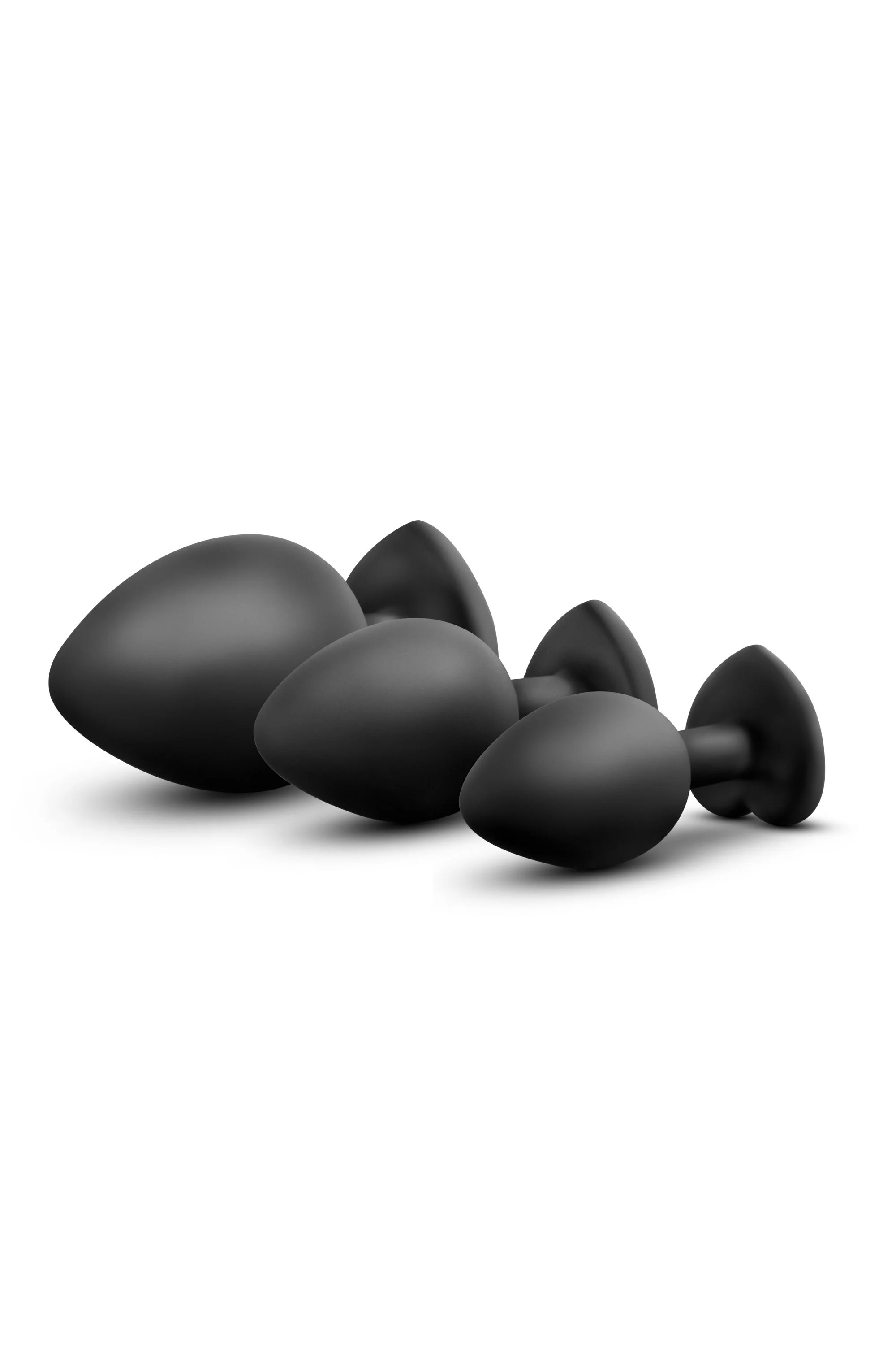 Blush - Luxe Bling Plugs Trainingskit Zwart met Rode Edelstenen