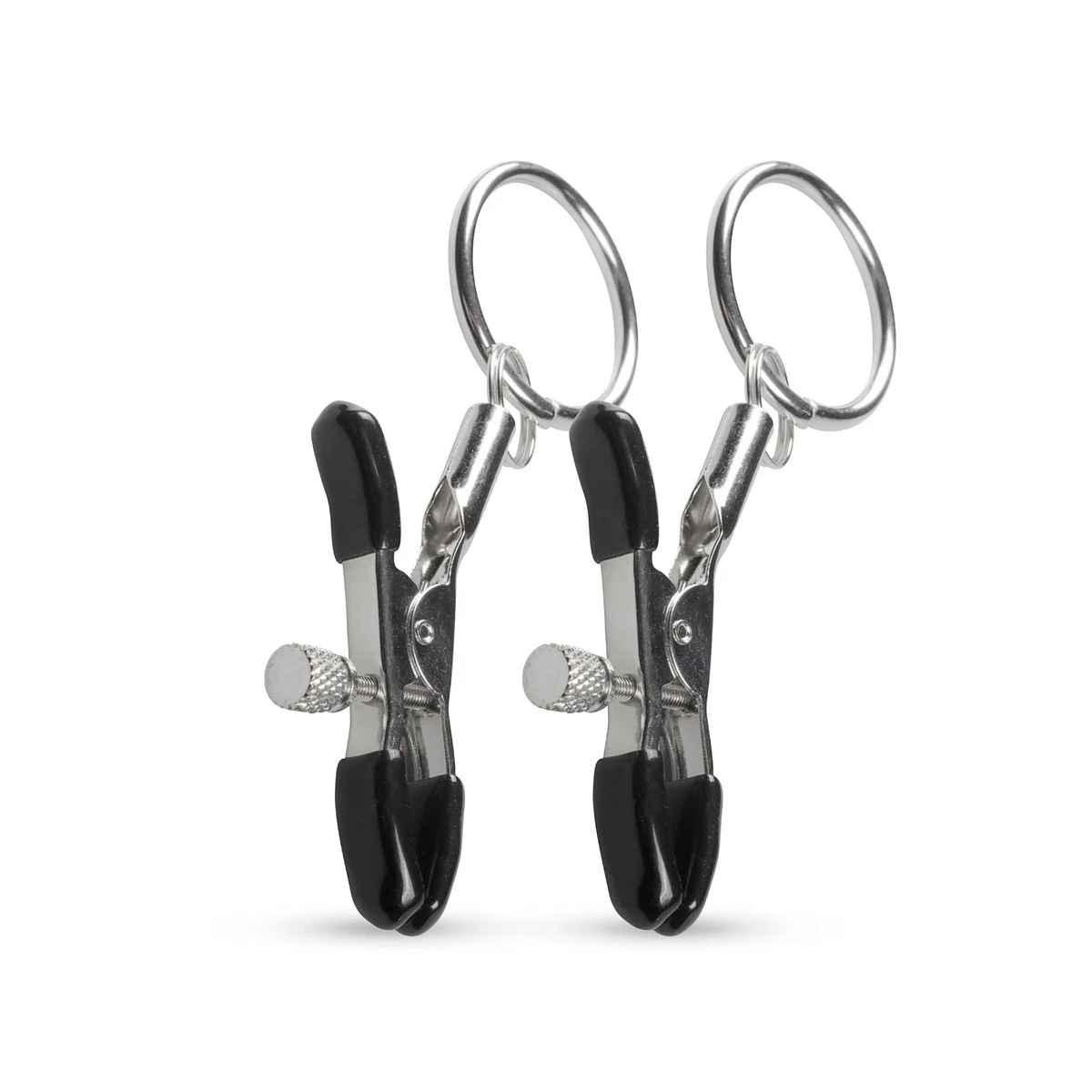 Fetish - Metalen Tepelklemmen Met Ring