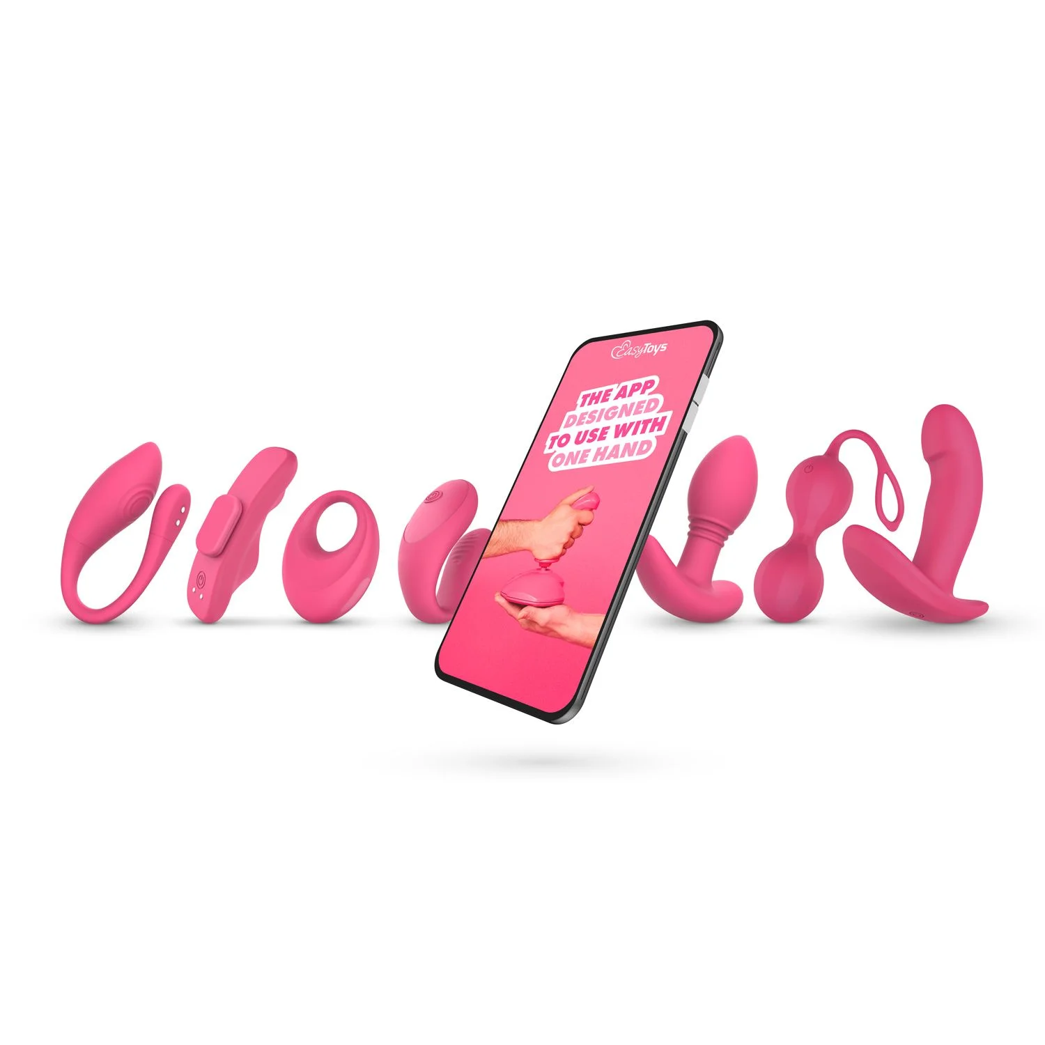 EasyConnect - Vibrerende Kegel Balletjes Stella app gestuurd