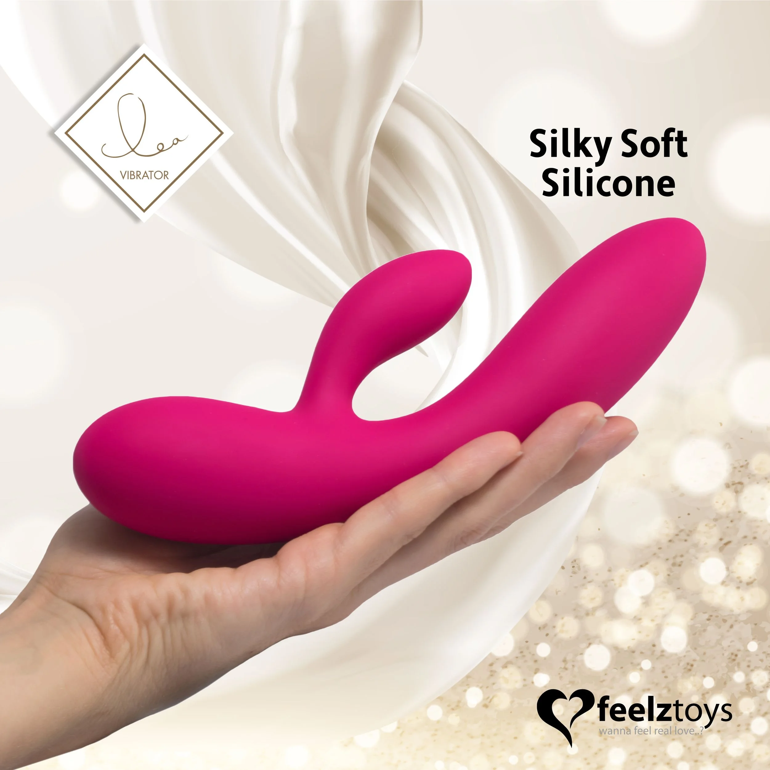 FeelzToys - Lea Rabbit Vibrator - Glitter