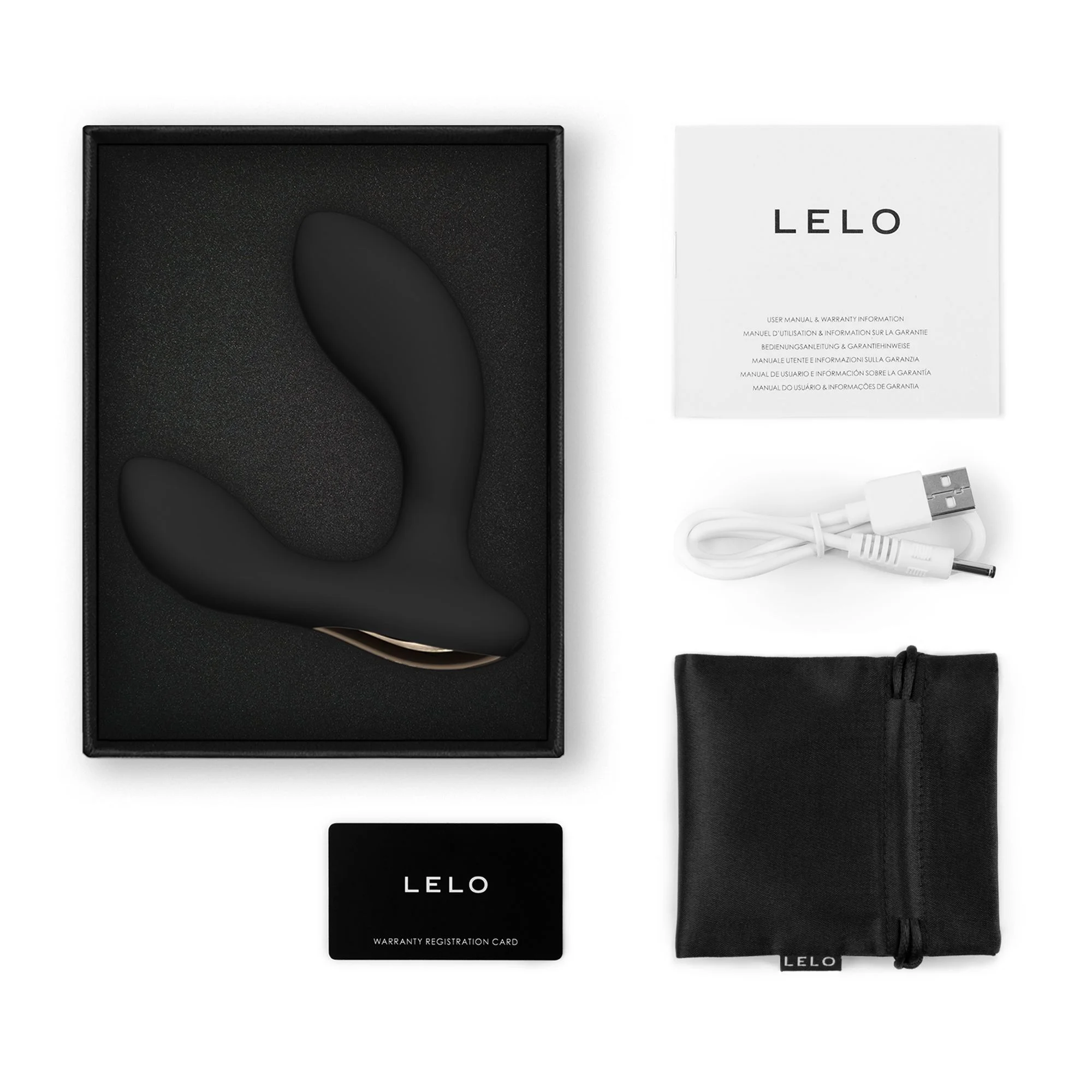 LELO – HUGO 2 Prostaat Massager – Zwart