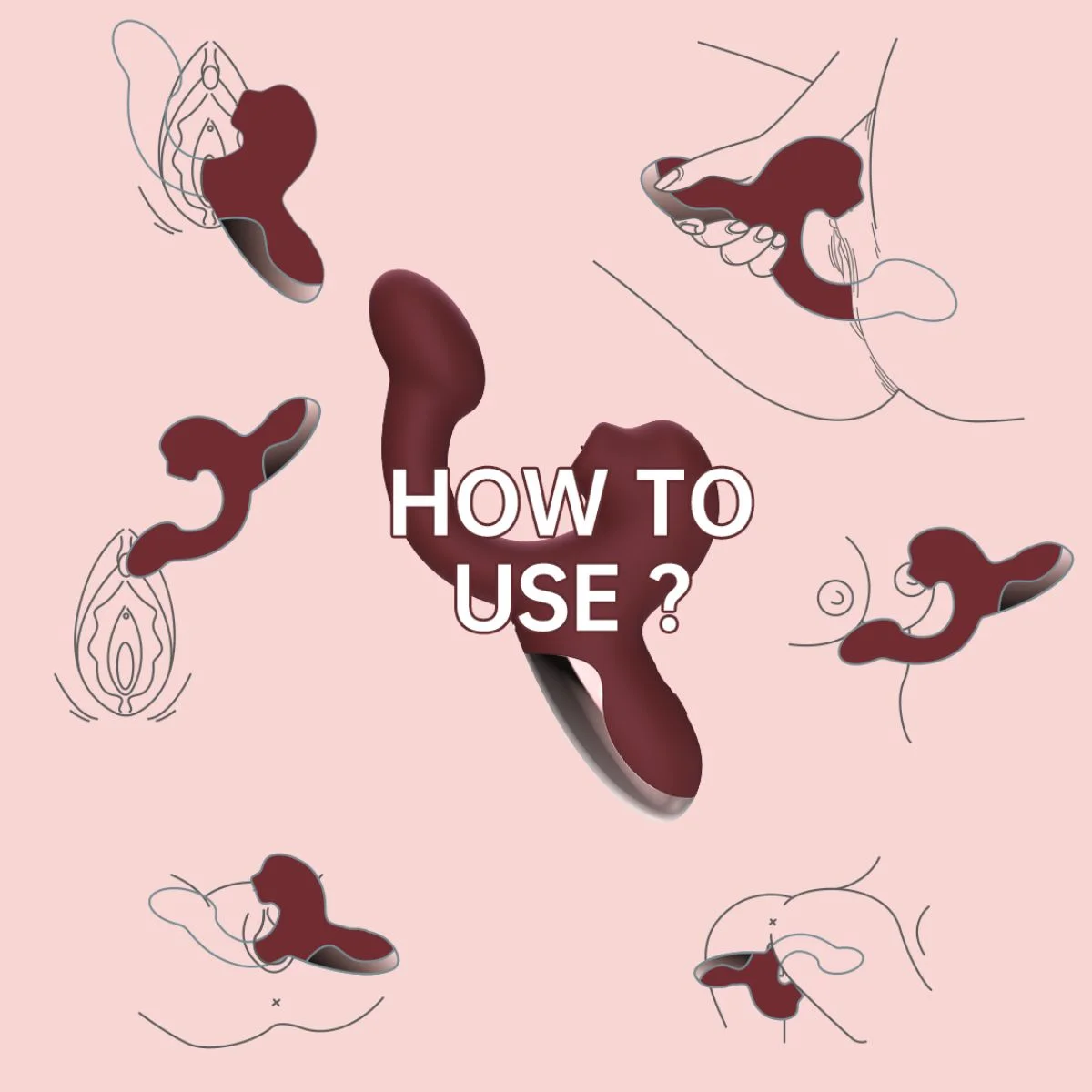 Magic Motion – Magic Ponder Vibrator met Lick & G-Spot Functie – Rood