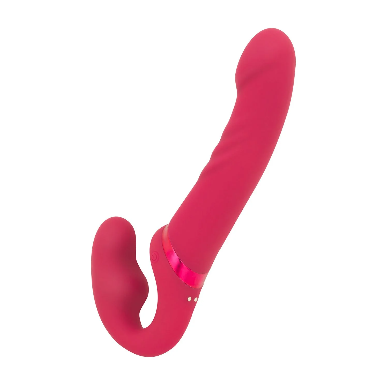 Lovense - Lapis Strapless Strap-on Vibrator - Roze