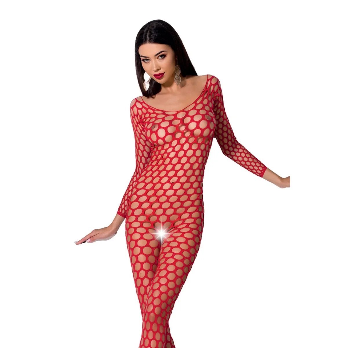 Passion - BS077 Catsuit - Rood