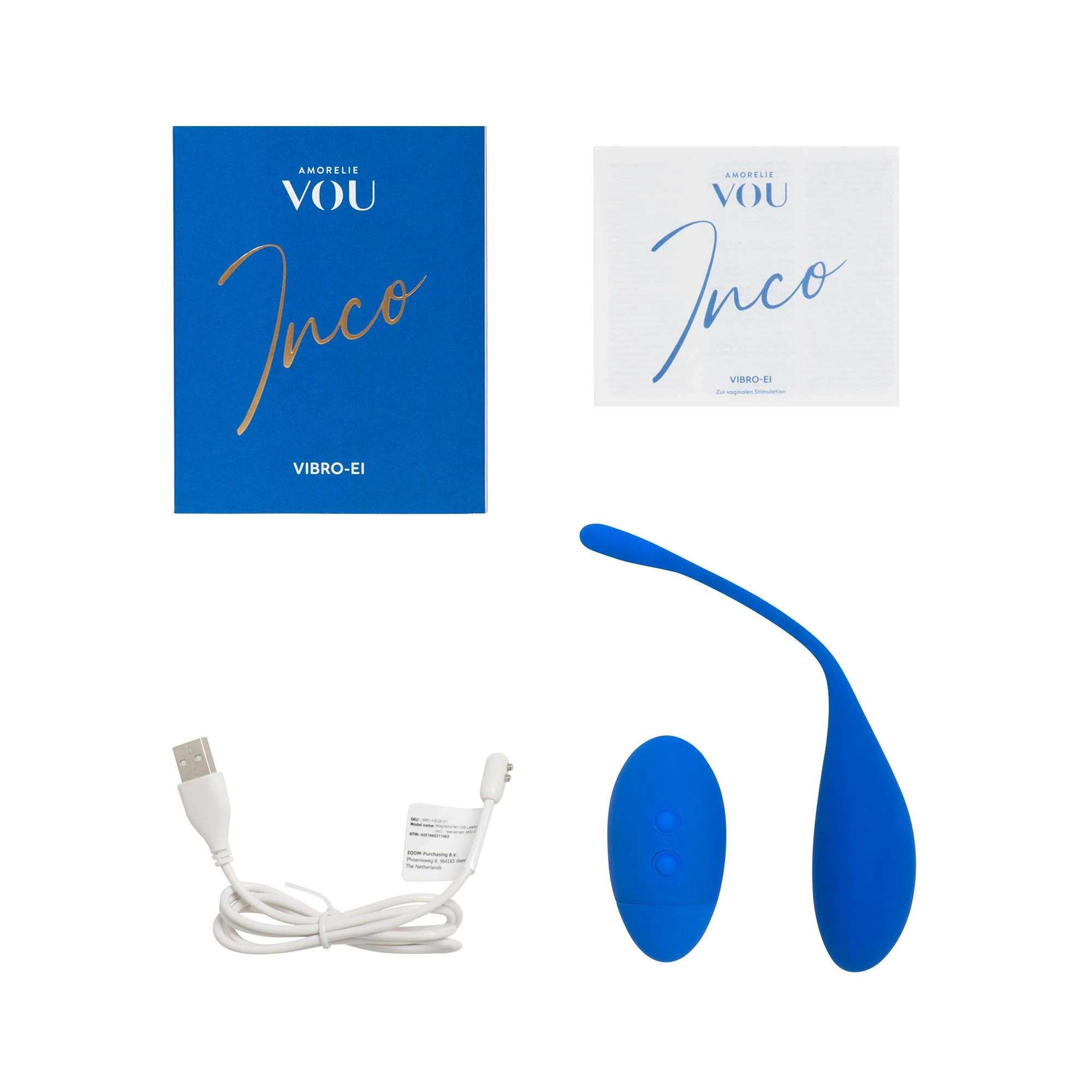 AMORELIE – VOU Inco Vibro Egg – Blue