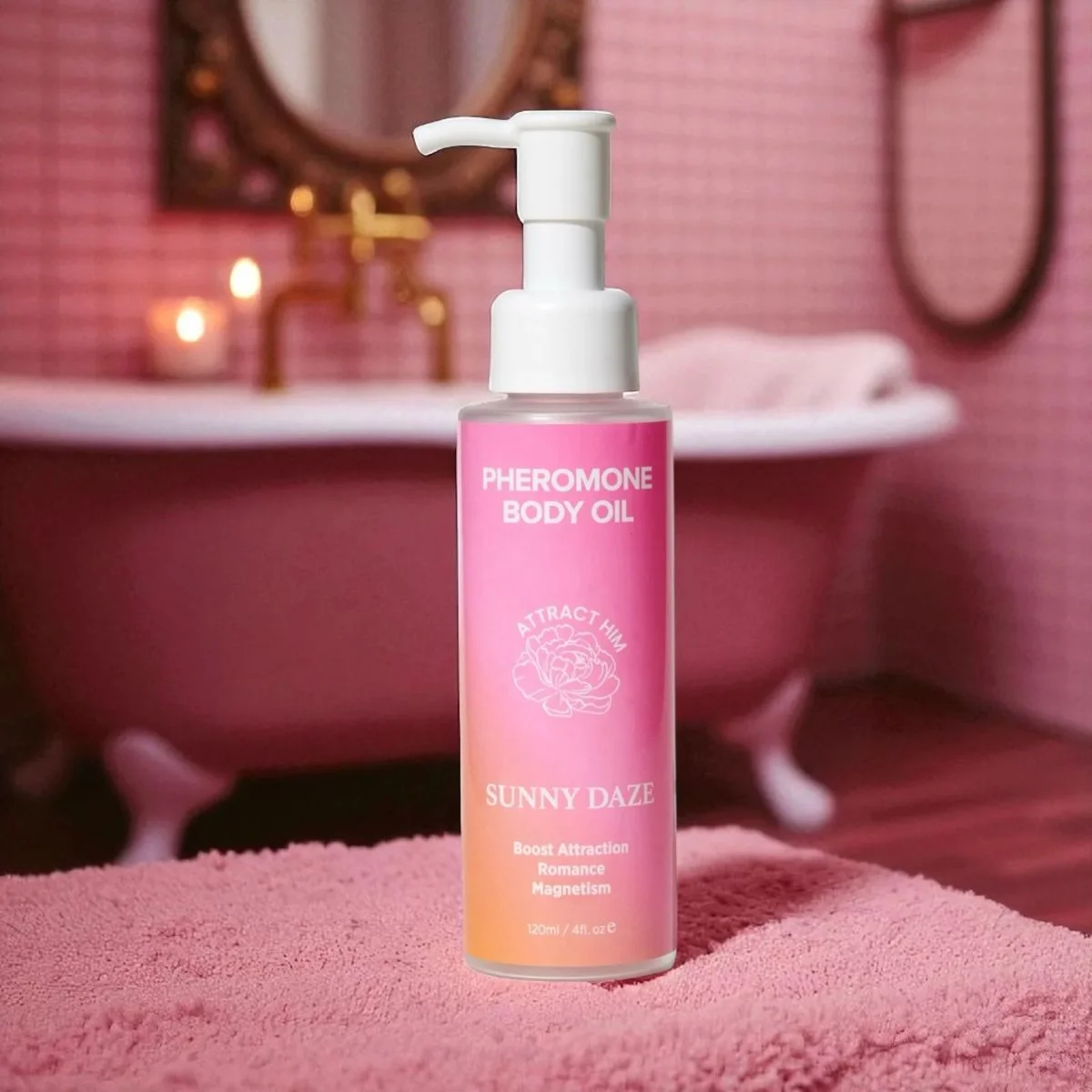 Eye of Love - Sunny Daze Pheromone Body & Massage Oil - 120ml