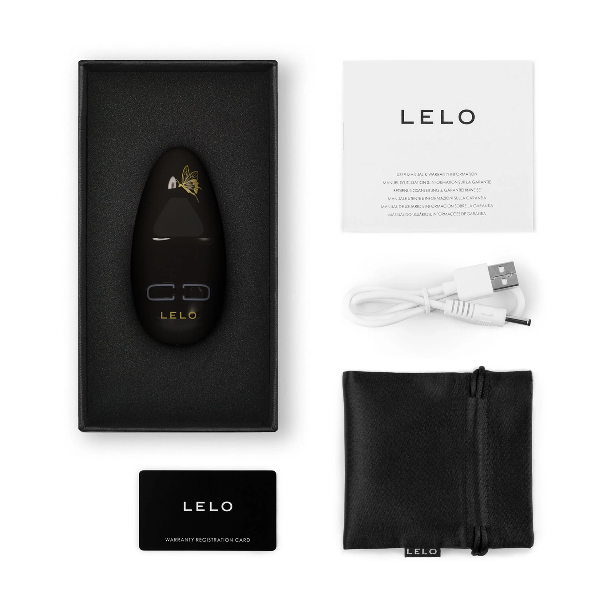 LELO - Nea 3 Personal Massager - Pitch Black
