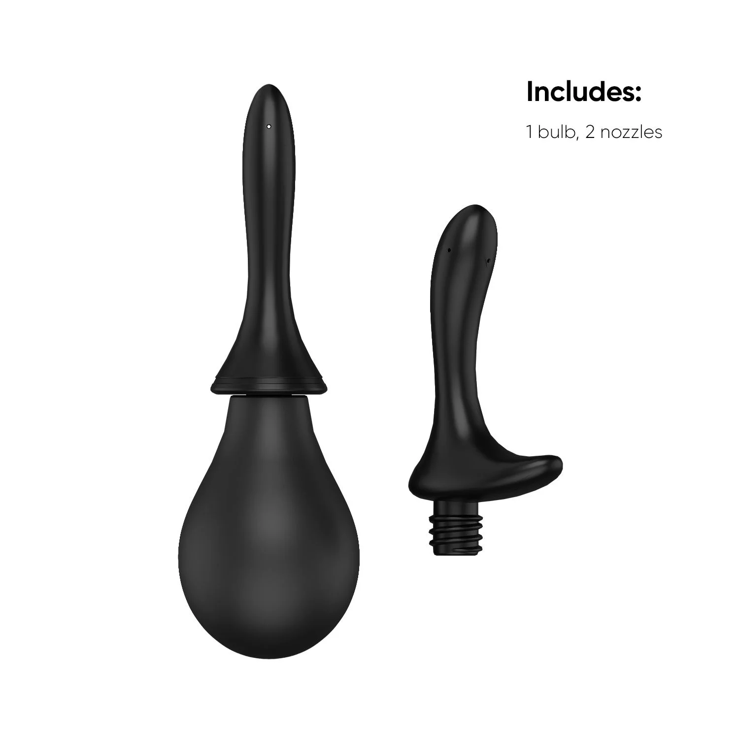 Nexus - Intieme Douche Set Met Twee Siliconen Tuitjes