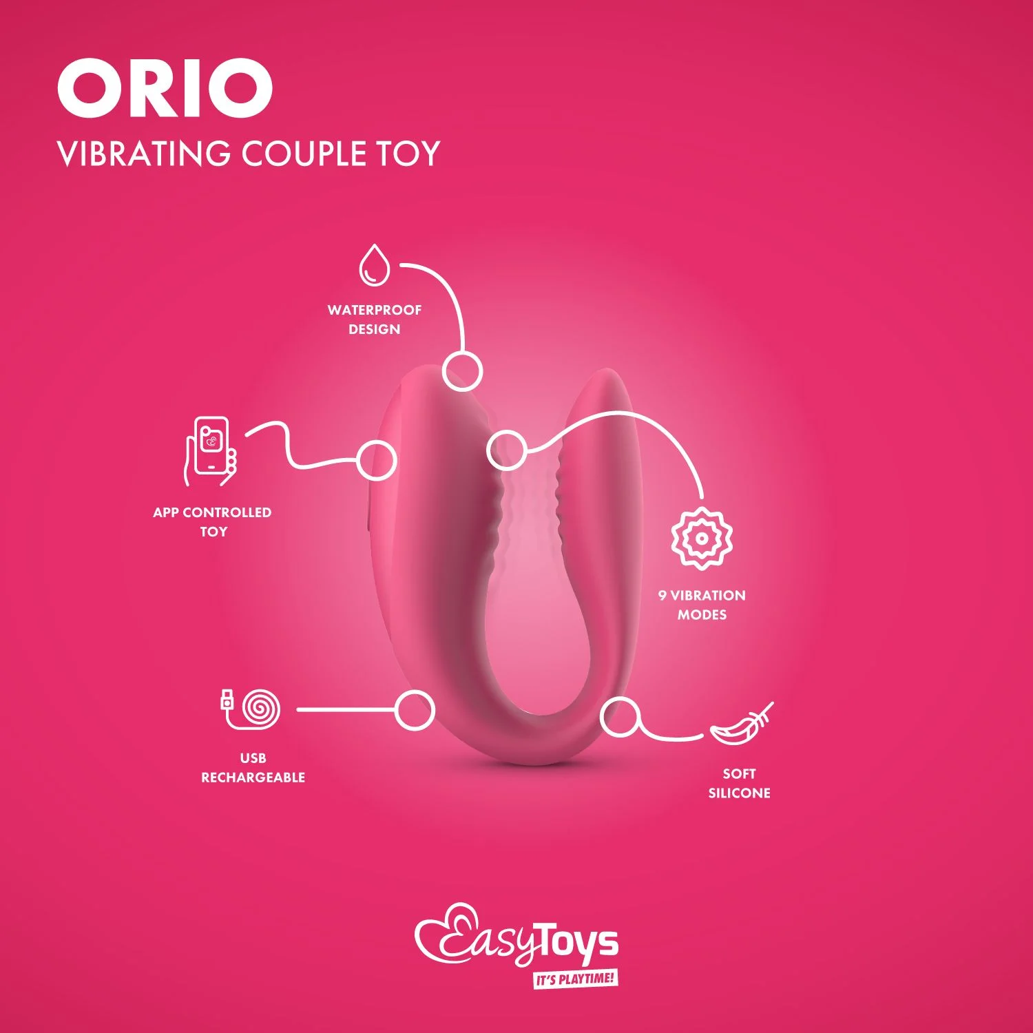 EasyConnect - Koppelvibrator Orion app gestuurd